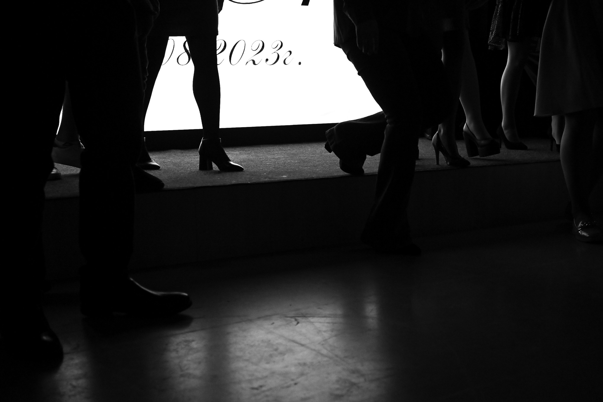 Black and white film. <3