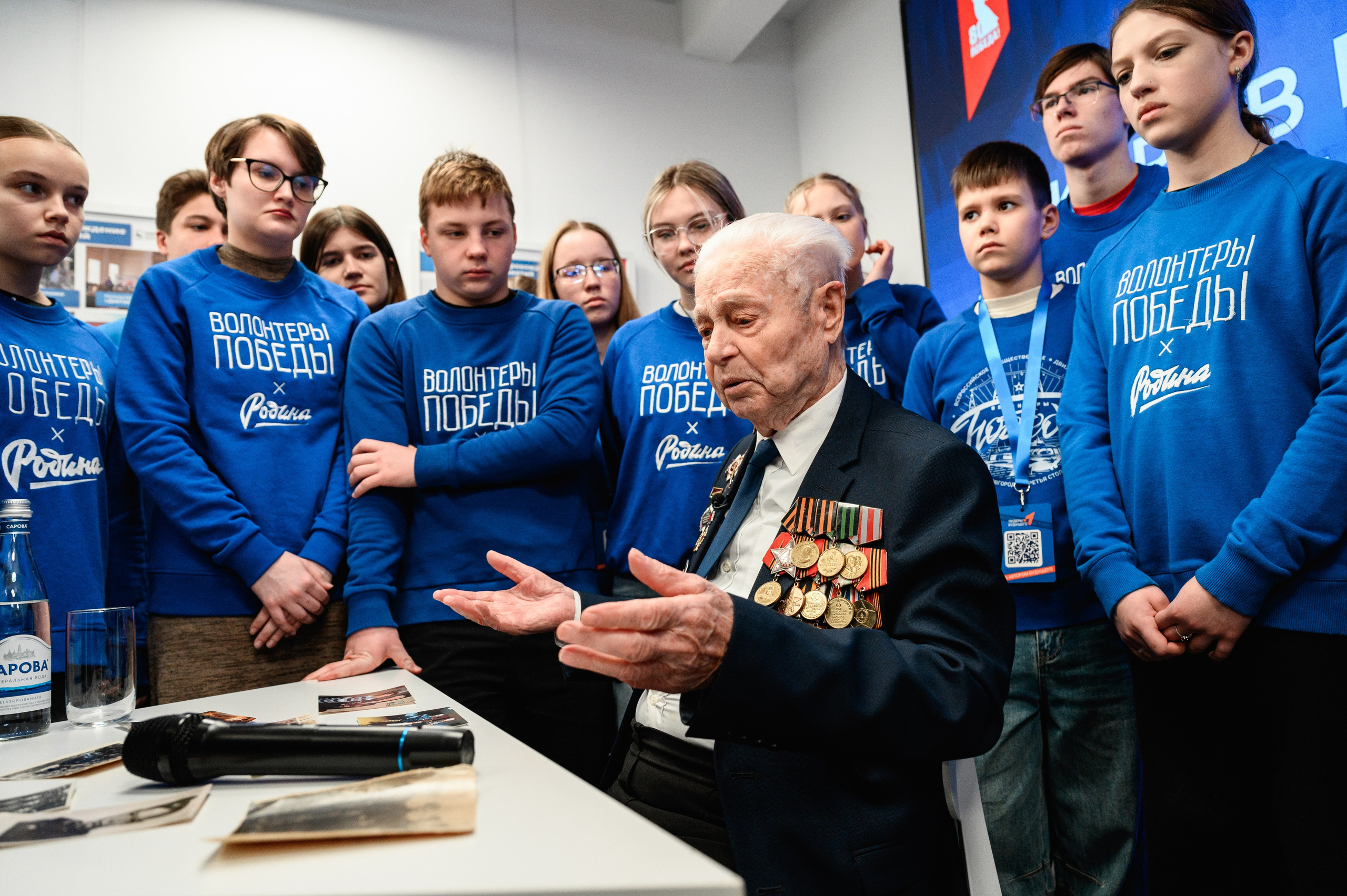 Встреча с ветераном. Фотограф Захваткин Роман