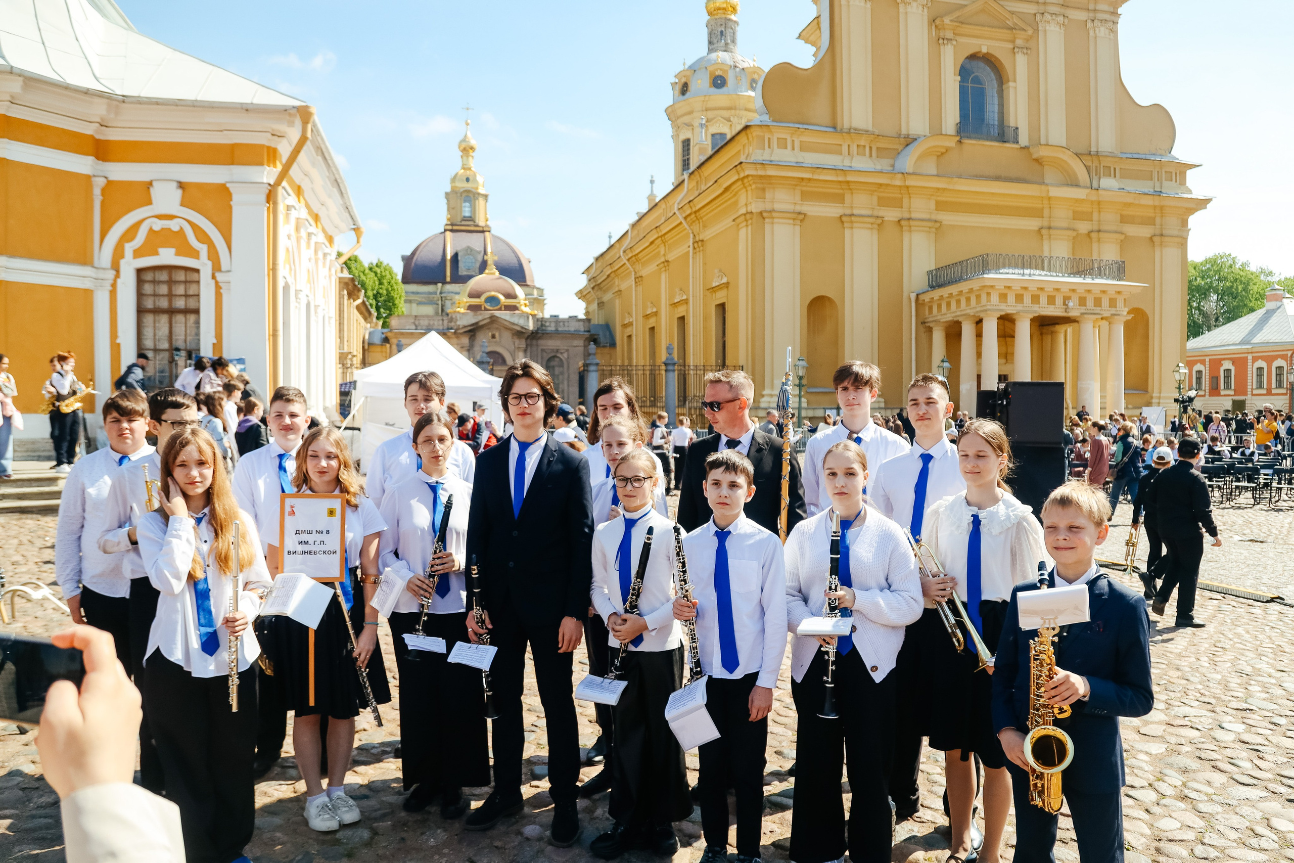 Парад детских духовых оркестров. Семейный фотограф Любовь Саркеева