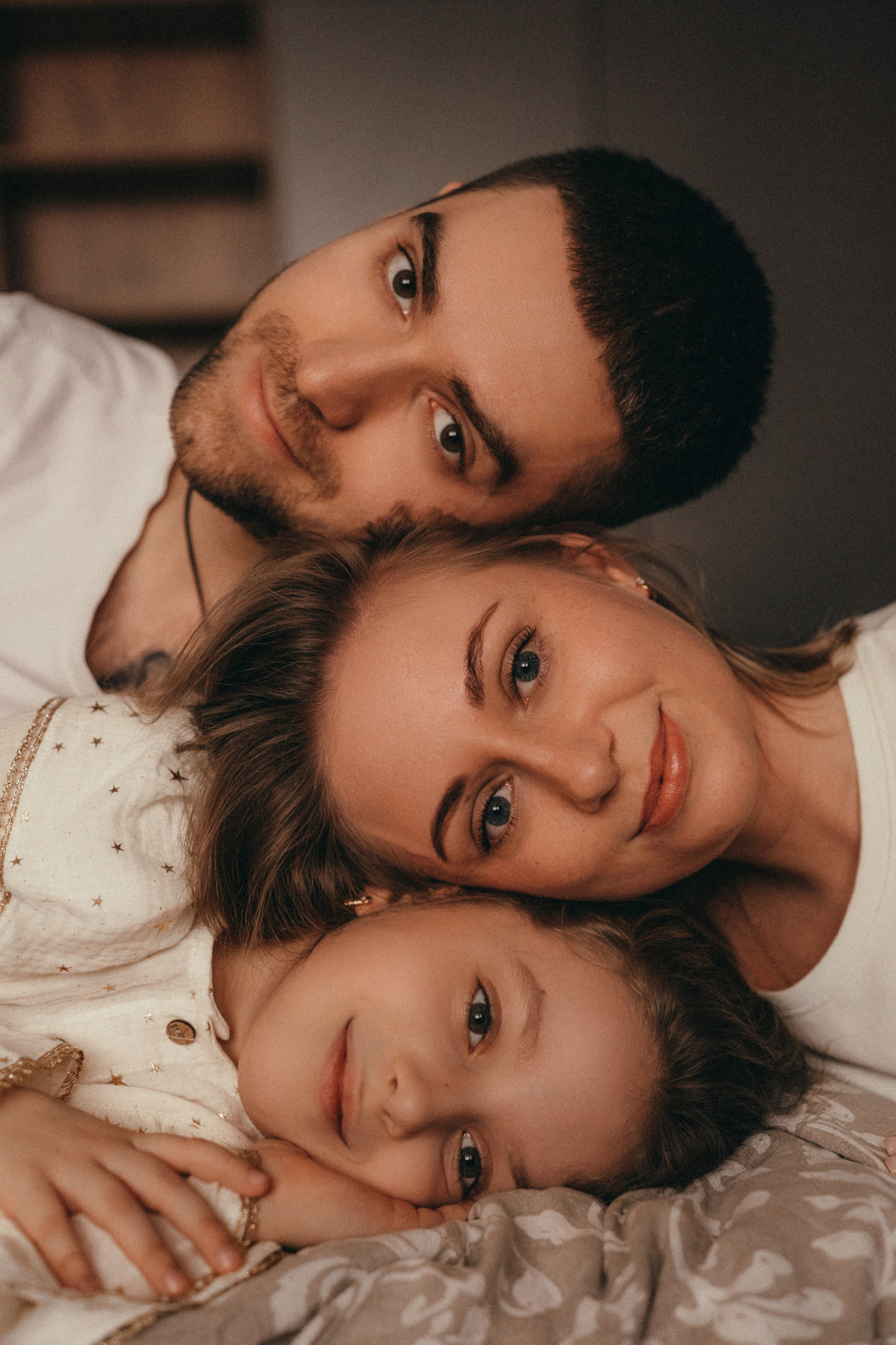 Сергей, Катя и Есения. Семейный фотограф • Домашние съемки в Нижнем Новгороде