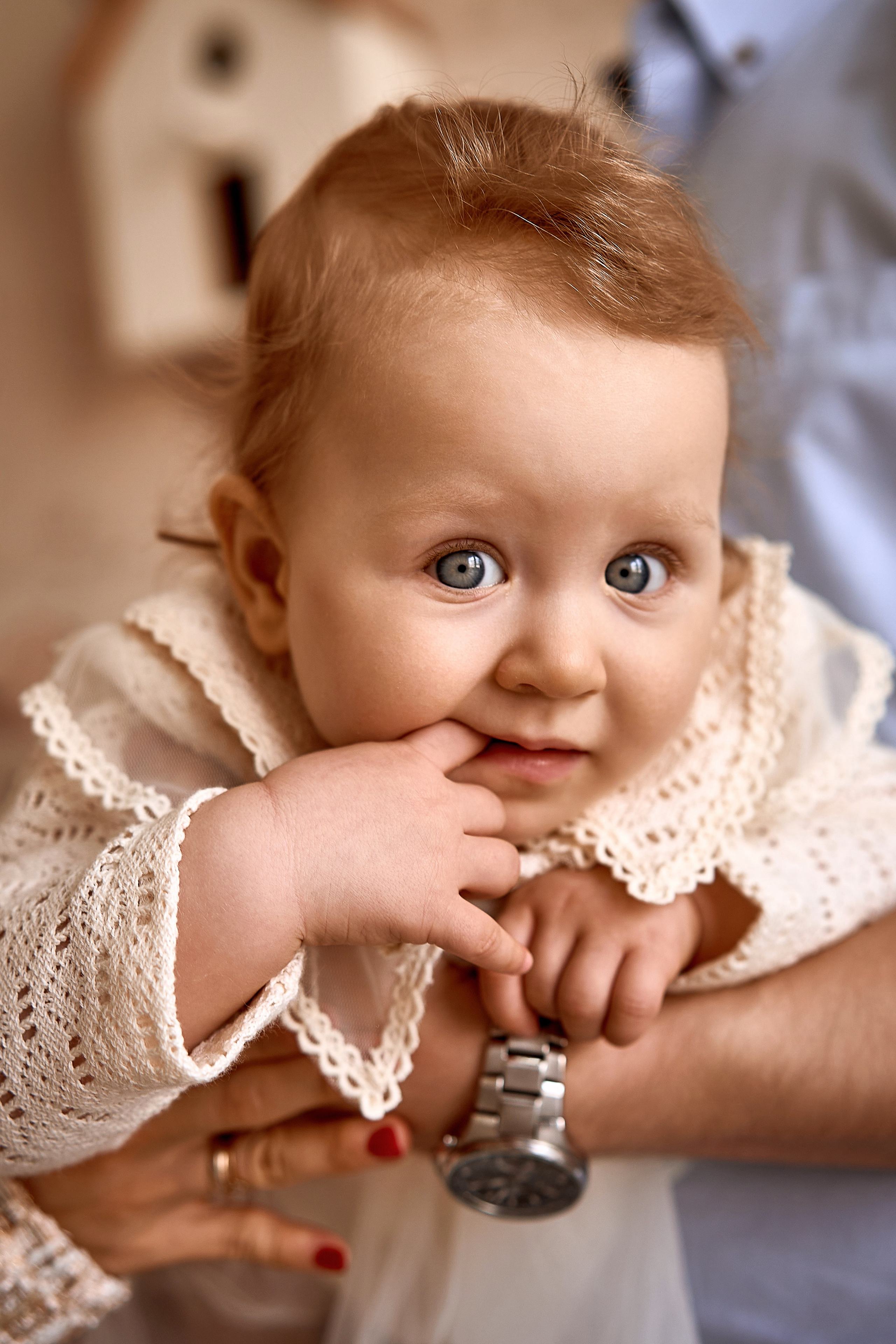 Фото малышки с родителями на годик