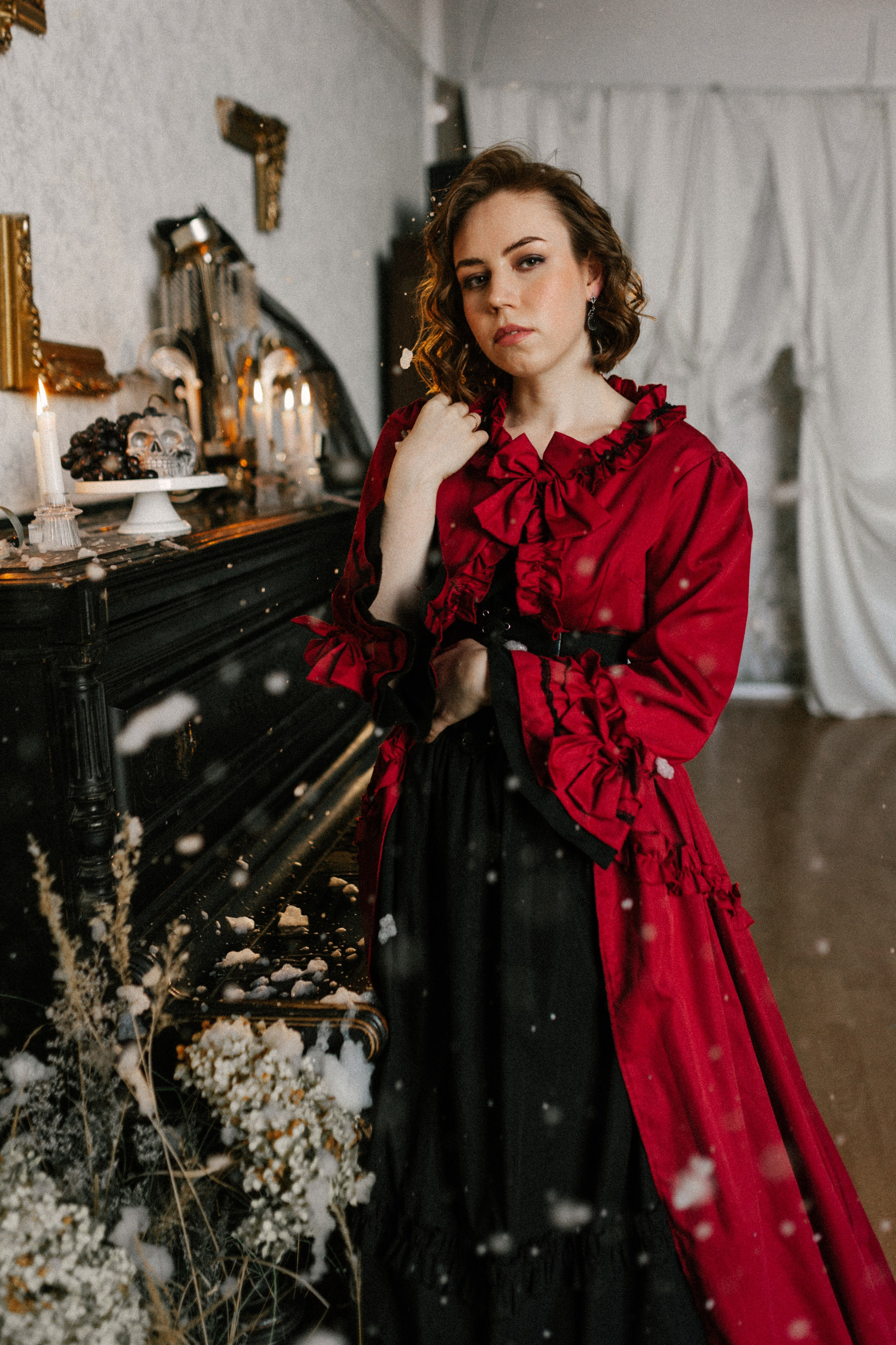 Красное-черное настроение. Свадебный и портретный фотограф — Мария Костина