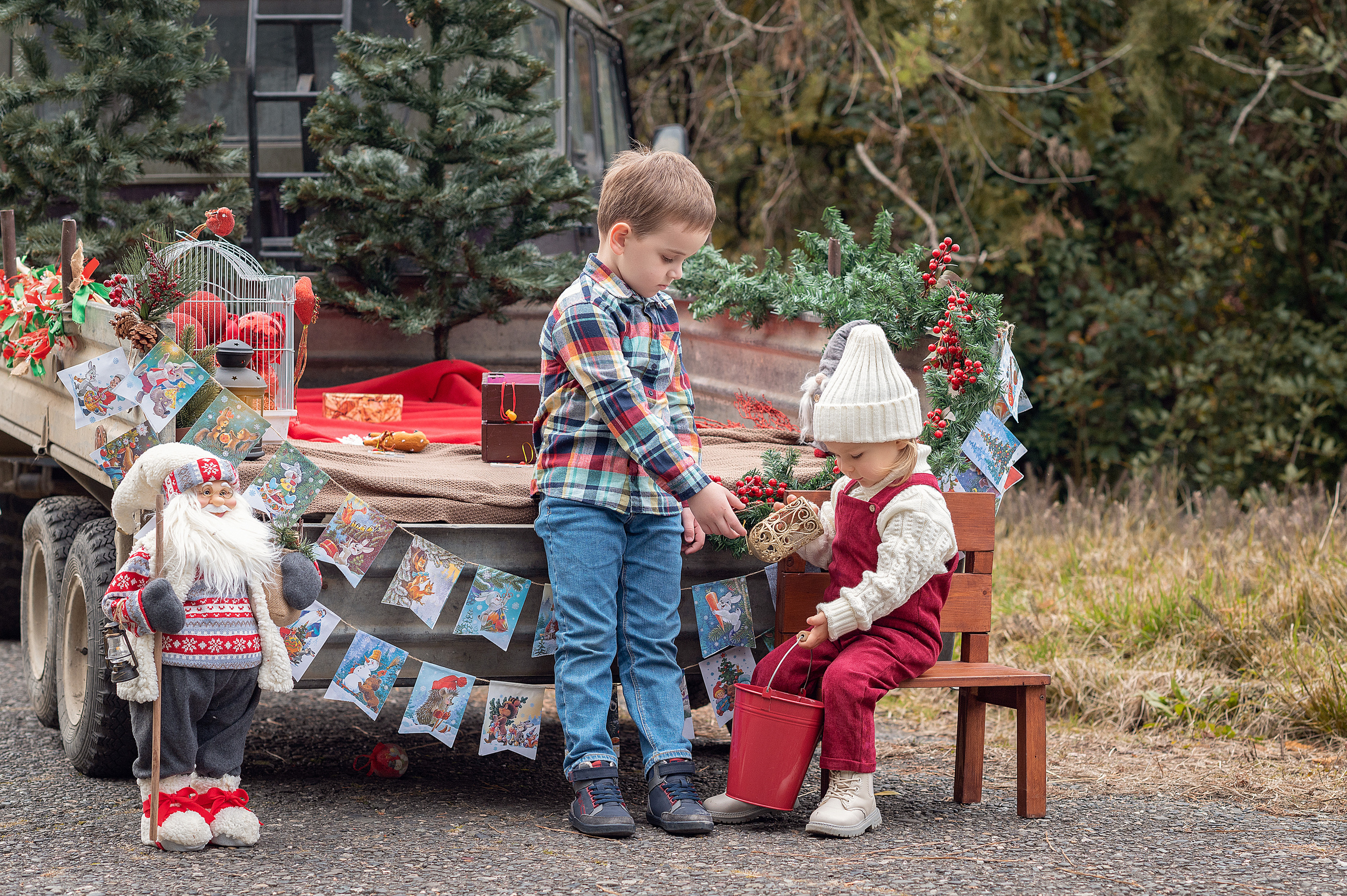Новогодняя фотосессия. Детский фотограф Абхазия