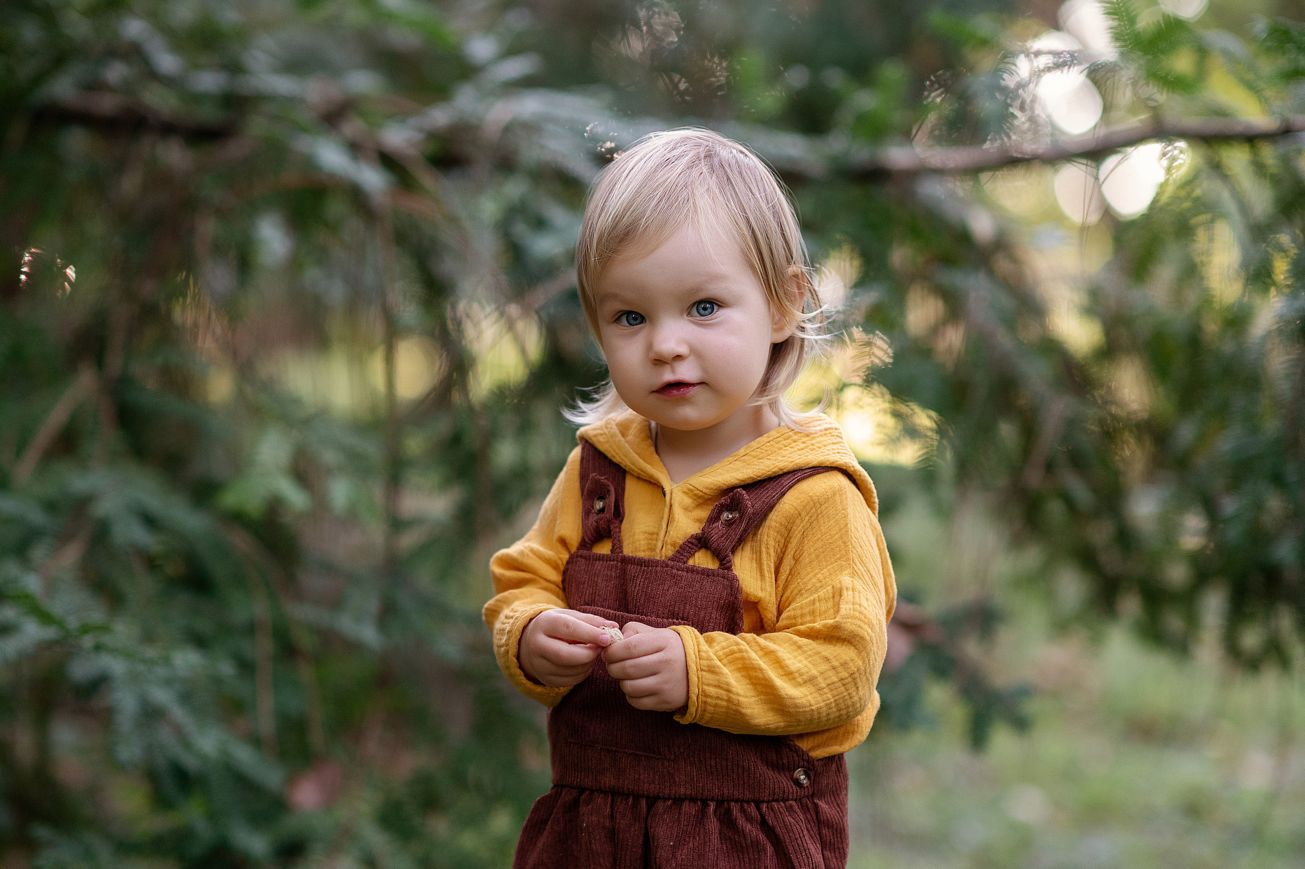 Ежик, грибы и орешки для белочки. Детский фотограф Абхазия