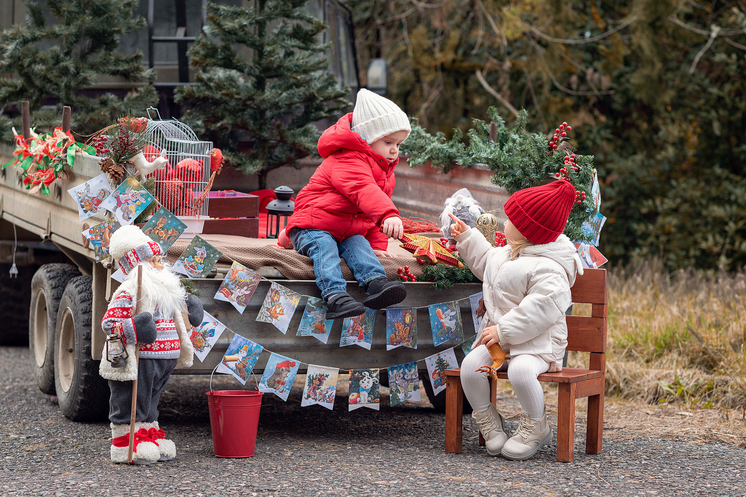 Новогодняя фотосессия. Детский фотограф Абхазия