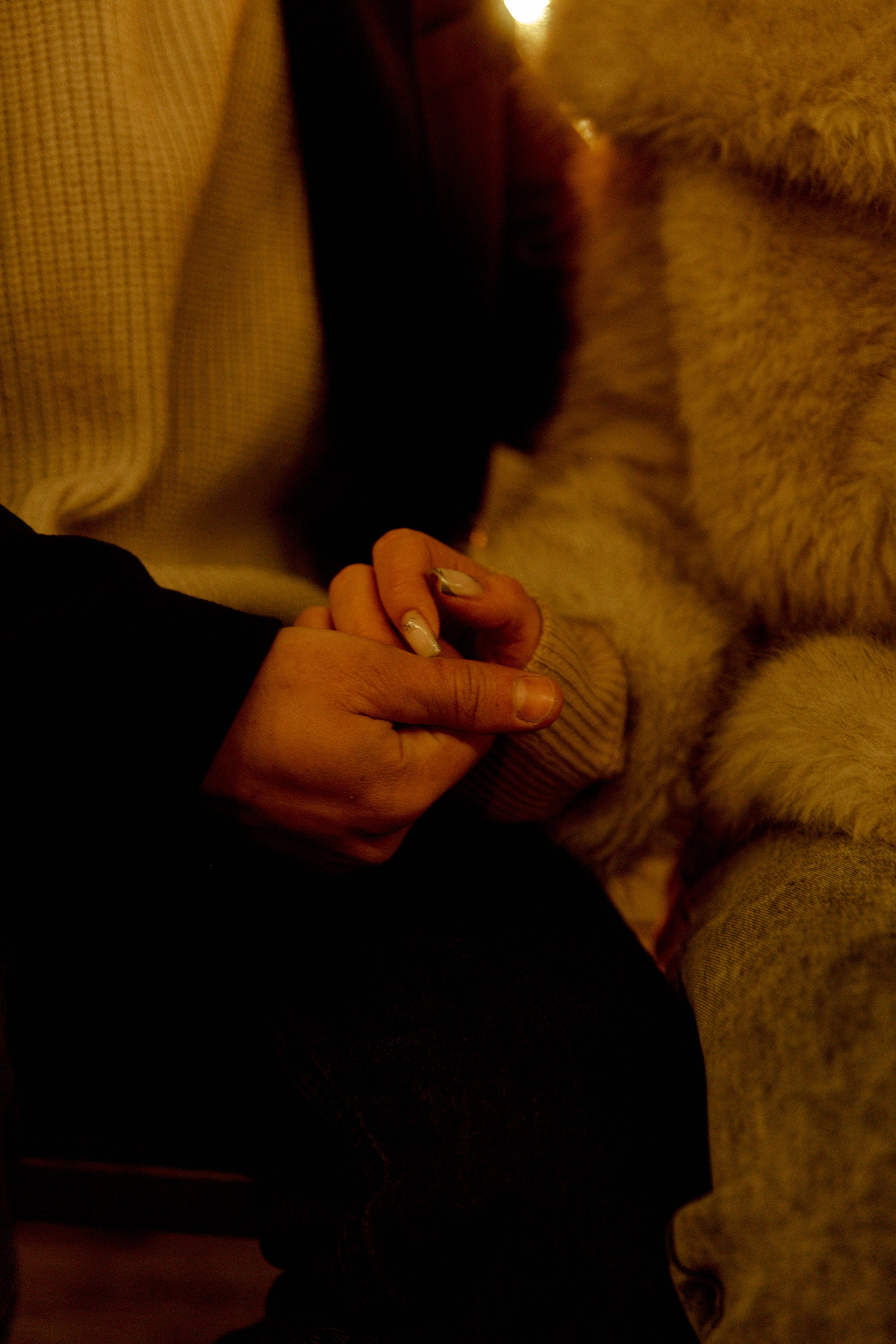 Зимняя фотосессия love story