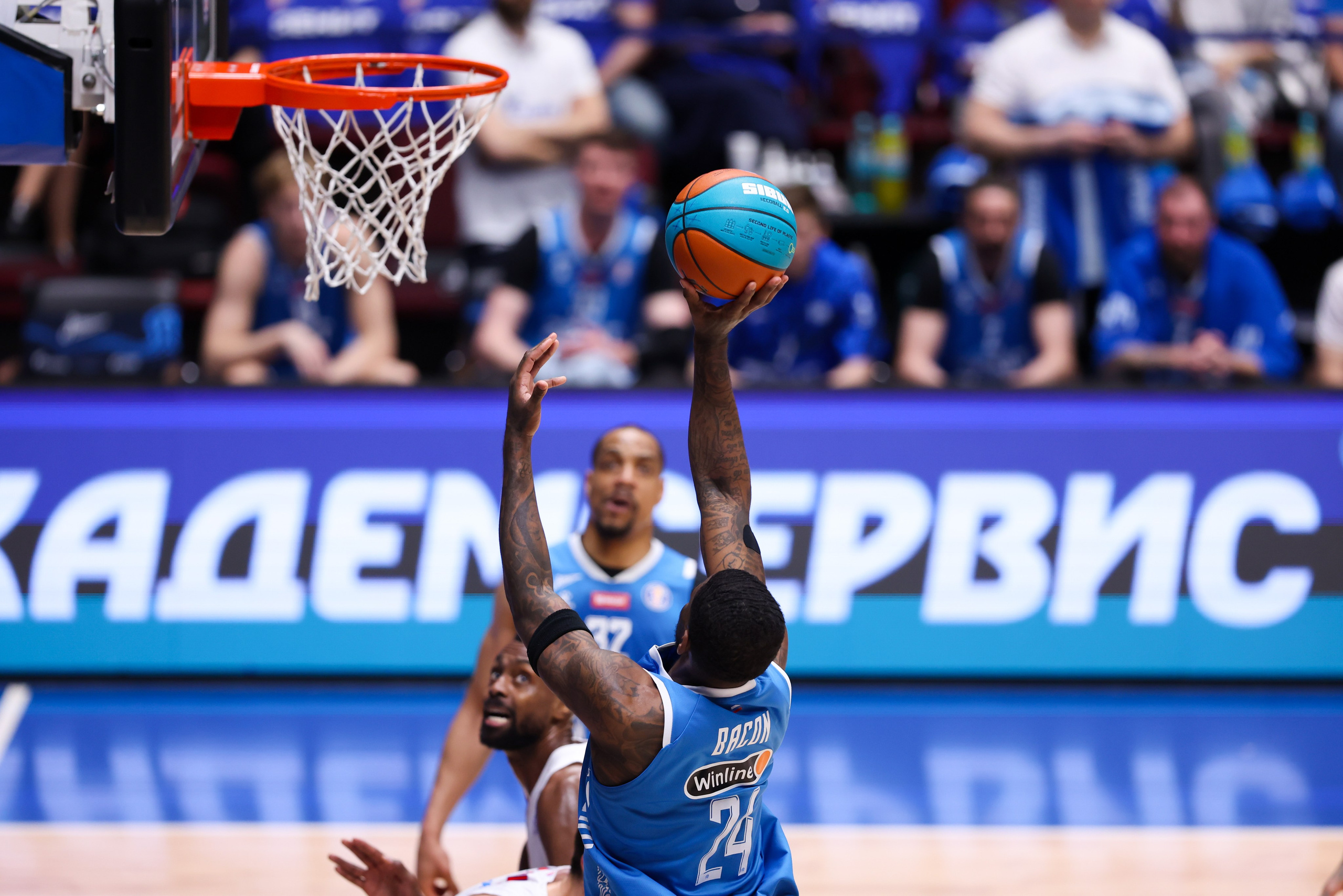 БК «Зенит» — БК «ЦСКА» финал ЕЛ ВТБ 1 игра 27.05.2025. Спортивный и репортажный фотограф Антон Тереханов