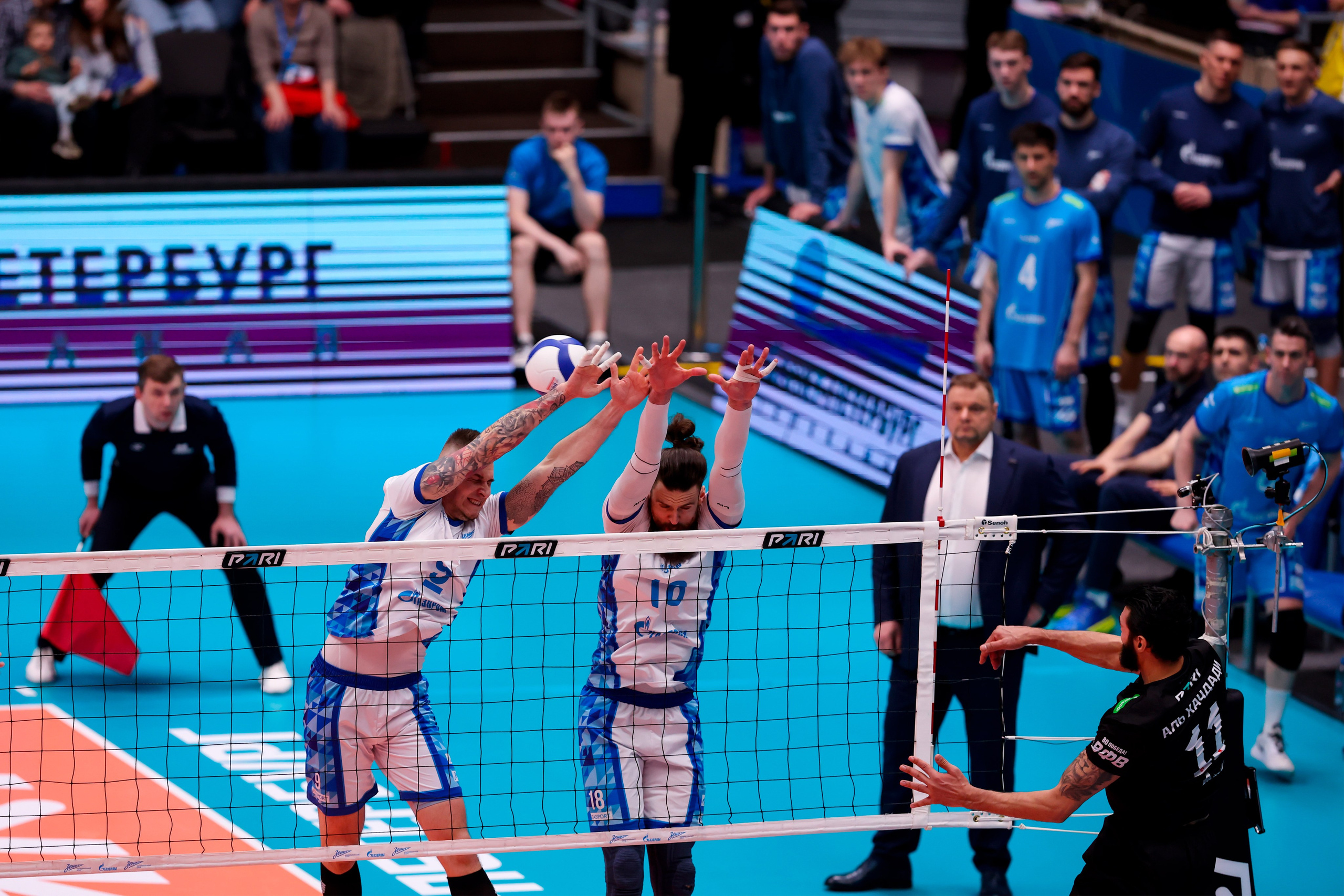 ВК Зенит — ВК Белогорье 08.04.2025. Спортивный и репортажный фотограф Антон Тереханов