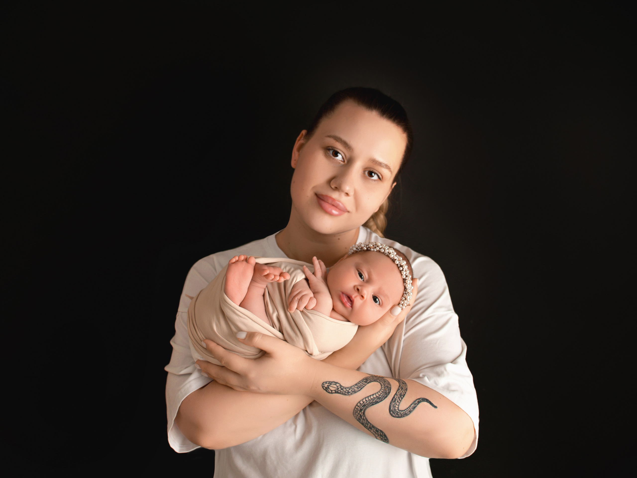 Арья 3 недели. Фотограф новорожденных Краснодар Малышенко Надежда