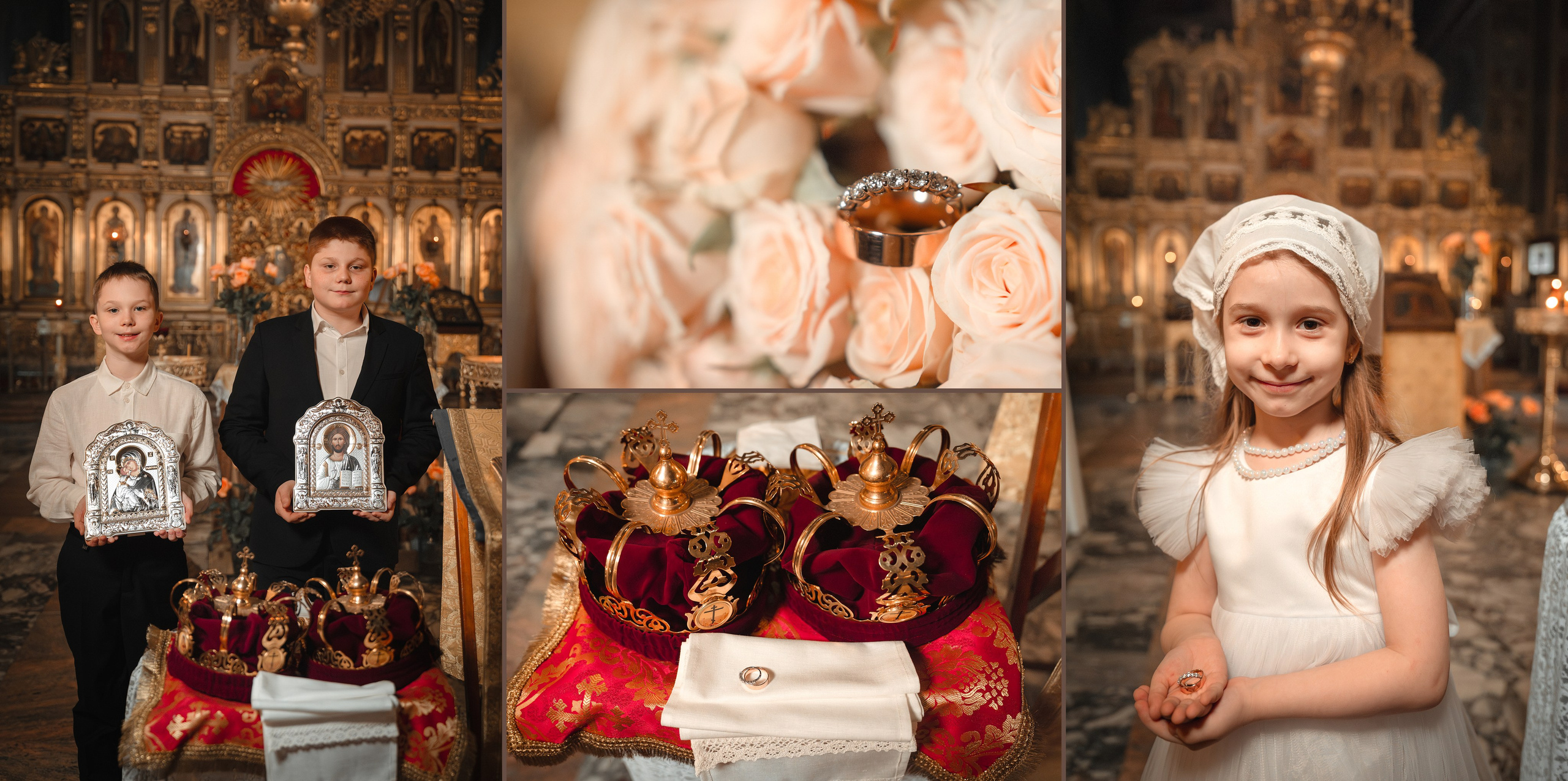 Венчание Дениса и Натальи. Фото- и видеосъёмка крещения и венчания. Фотограф на крещение Москва