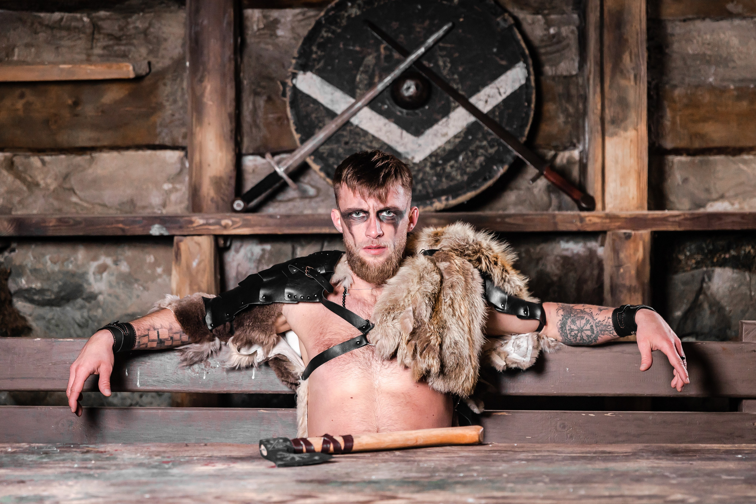 Викинг. Фотосессия в Середниково. Фотограф Владимир Охрименко