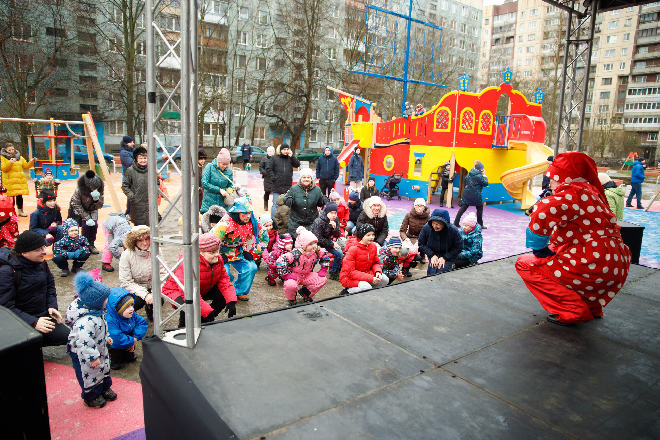 Встреча Рождества в Невском р-не г. СПб. Портретный и репортажный фотограф Марина Кузьмина