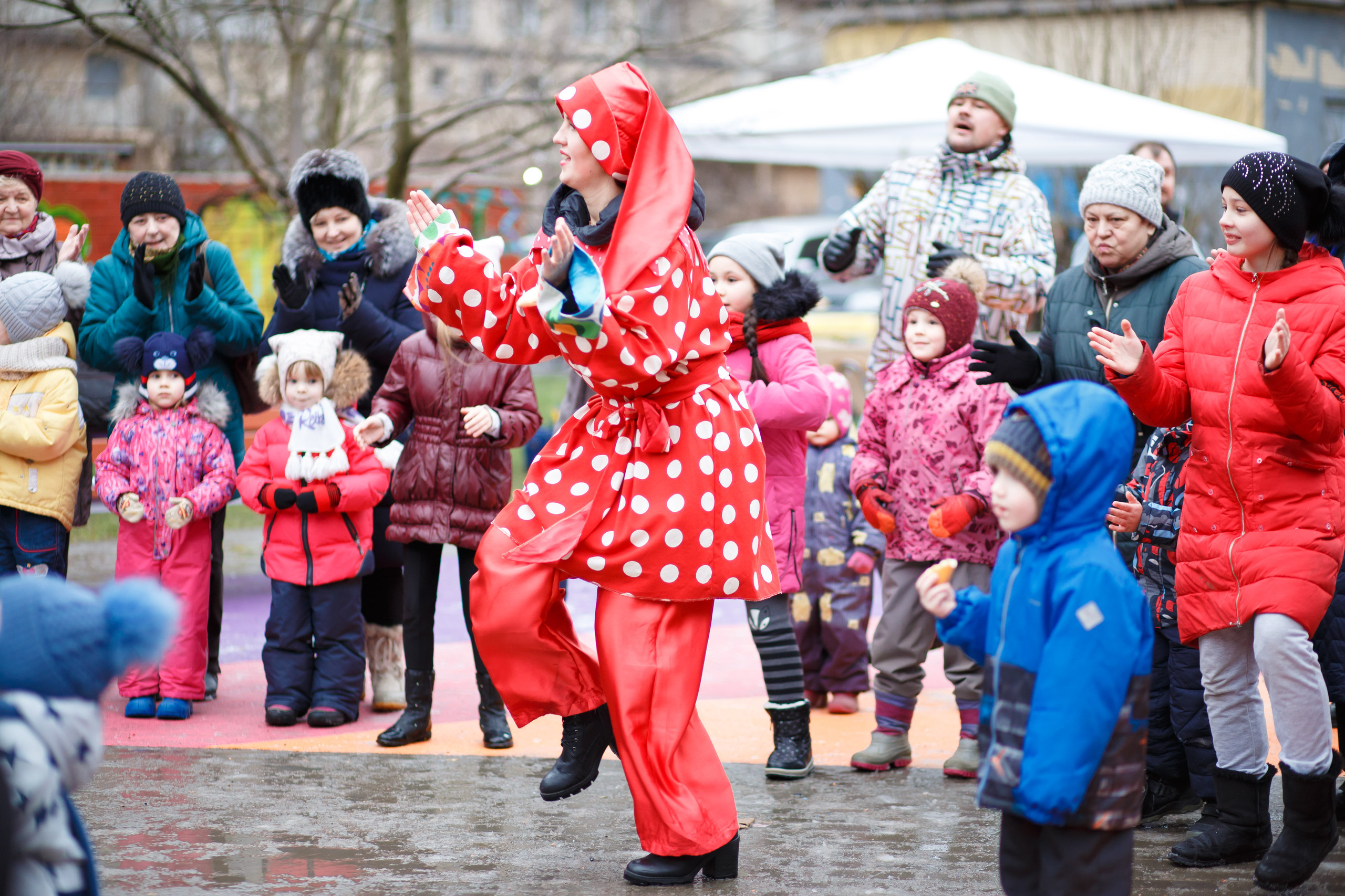 Встреча Рождества в Невском р-не г. СПб. Портретный и репортажный фотограф Марина Кузьмина