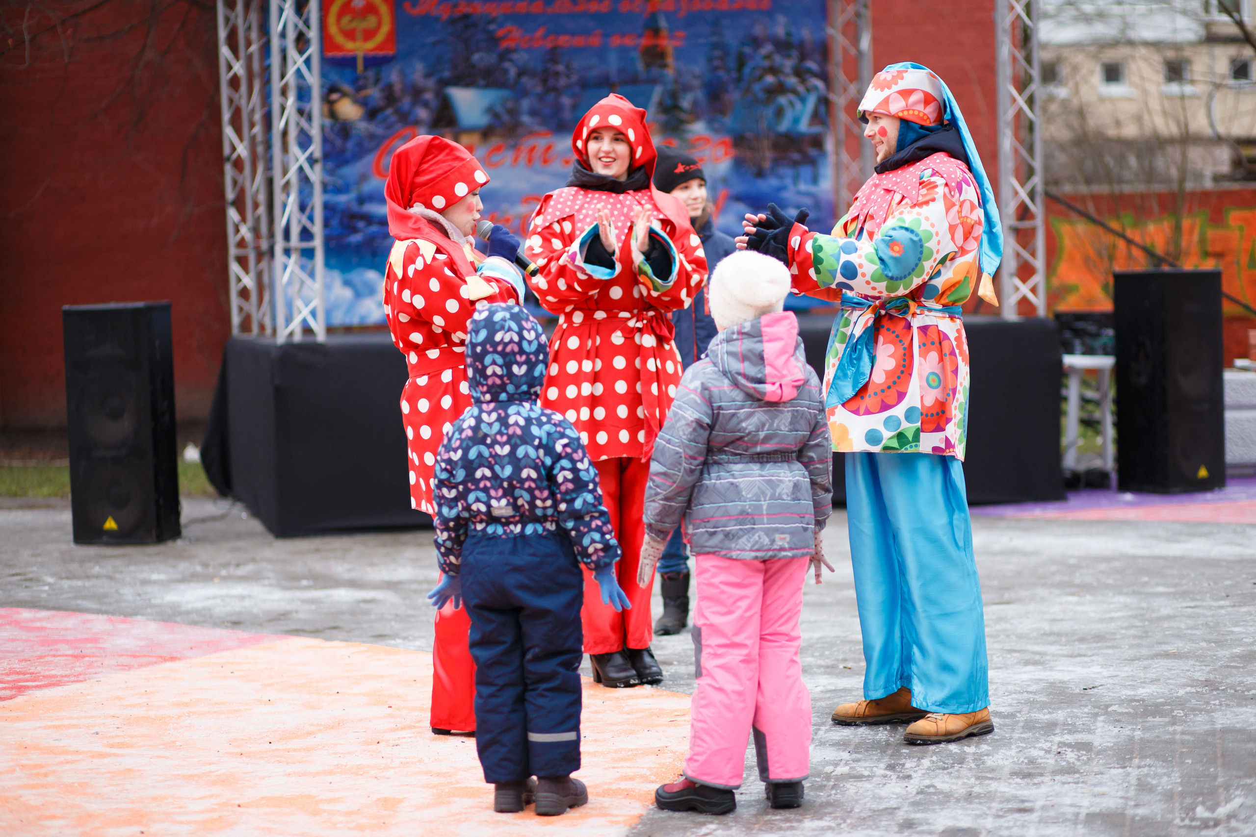 Встреча Рождества в Невском р-не г. СПб. Портретный и репортажный фотограф Марина Кузьмина