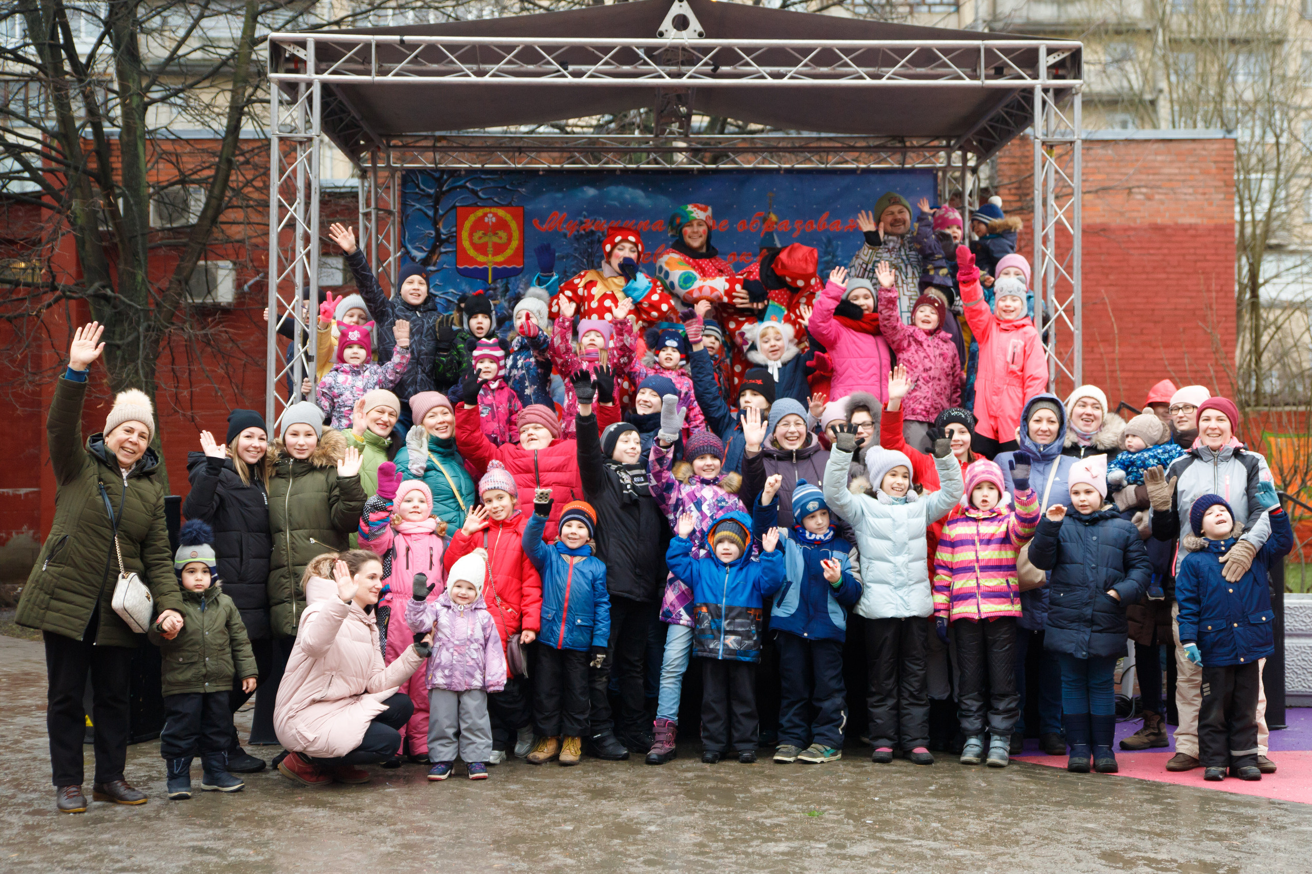 Встреча Рождества в Невском р-не г. СПб. Портретный и репортажный фотограф Марина Кузьмина