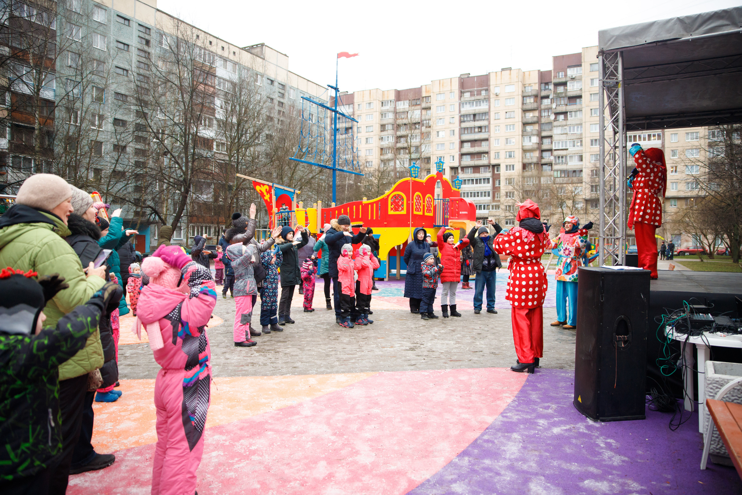 Встреча Рождества в Невском р-не г. СПб. Портретный и репортажный фотограф Марина Кузьмина