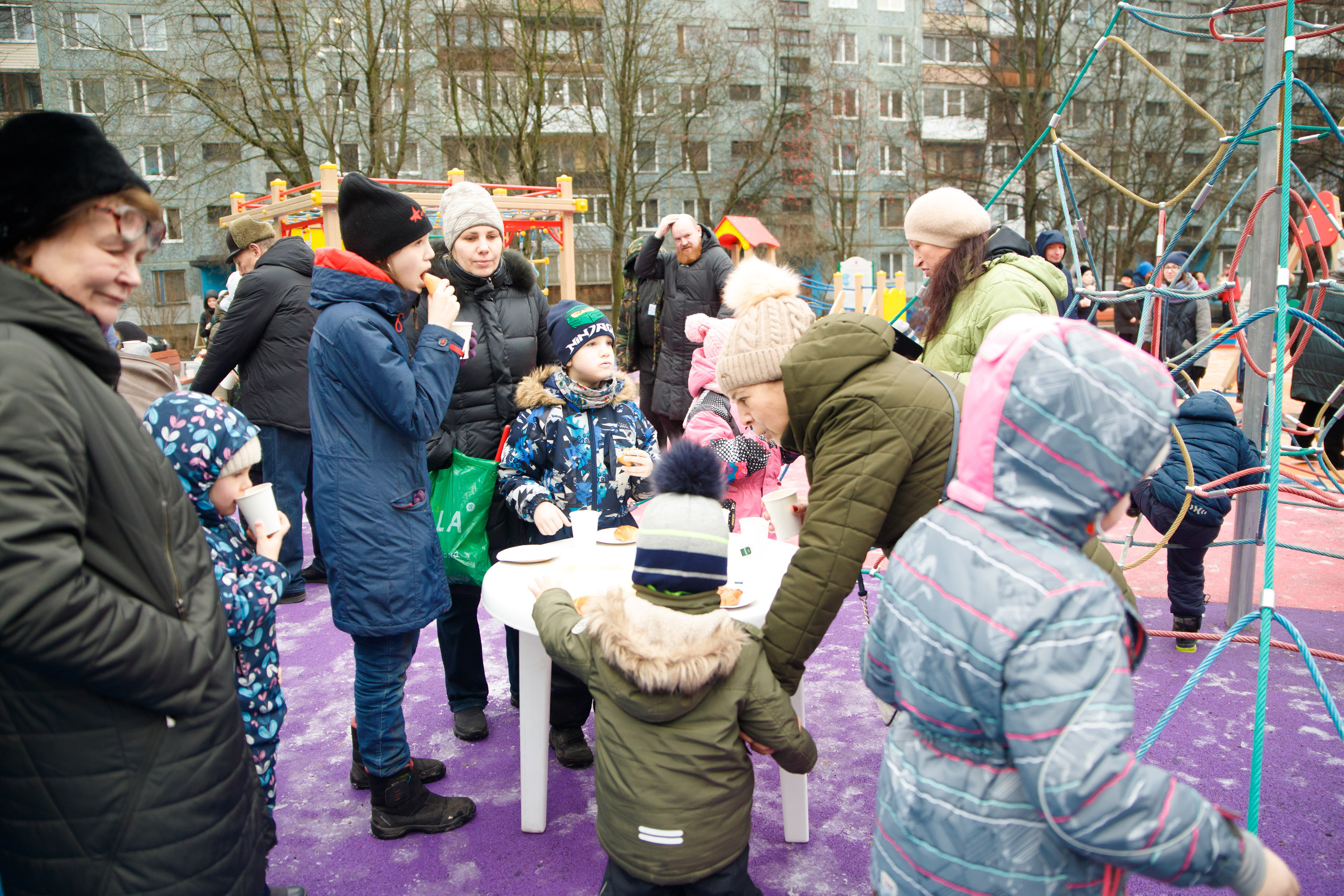 Встреча Рождества в Невском р-не г. СПб. Портретный и репортажный фотограф Марина Кузьмина