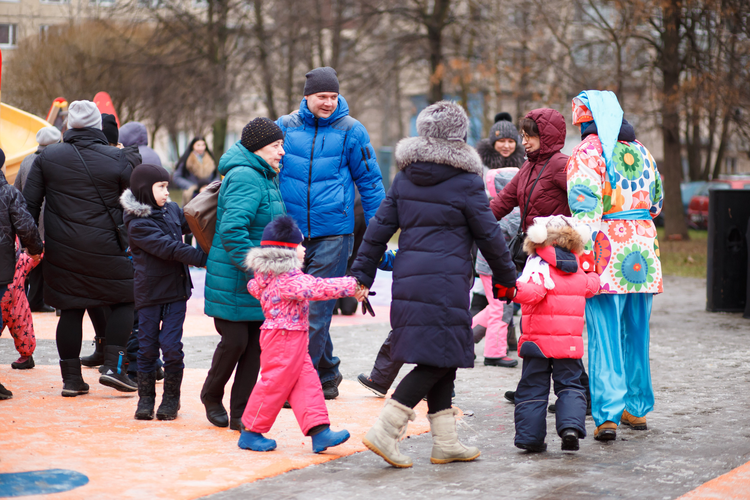 Встреча Рождества в Невском р-не г. СПб. Портретный и репортажный фотограф Марина Кузьмина