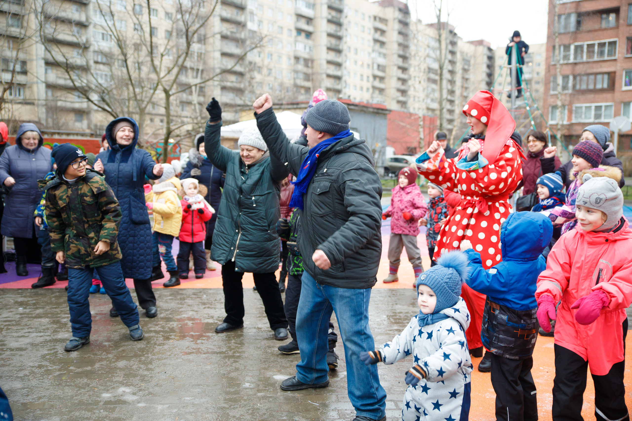 Встреча Рождества в Невском р-не г. СПб. Портретный и репортажный фотограф Марина Кузьмина
