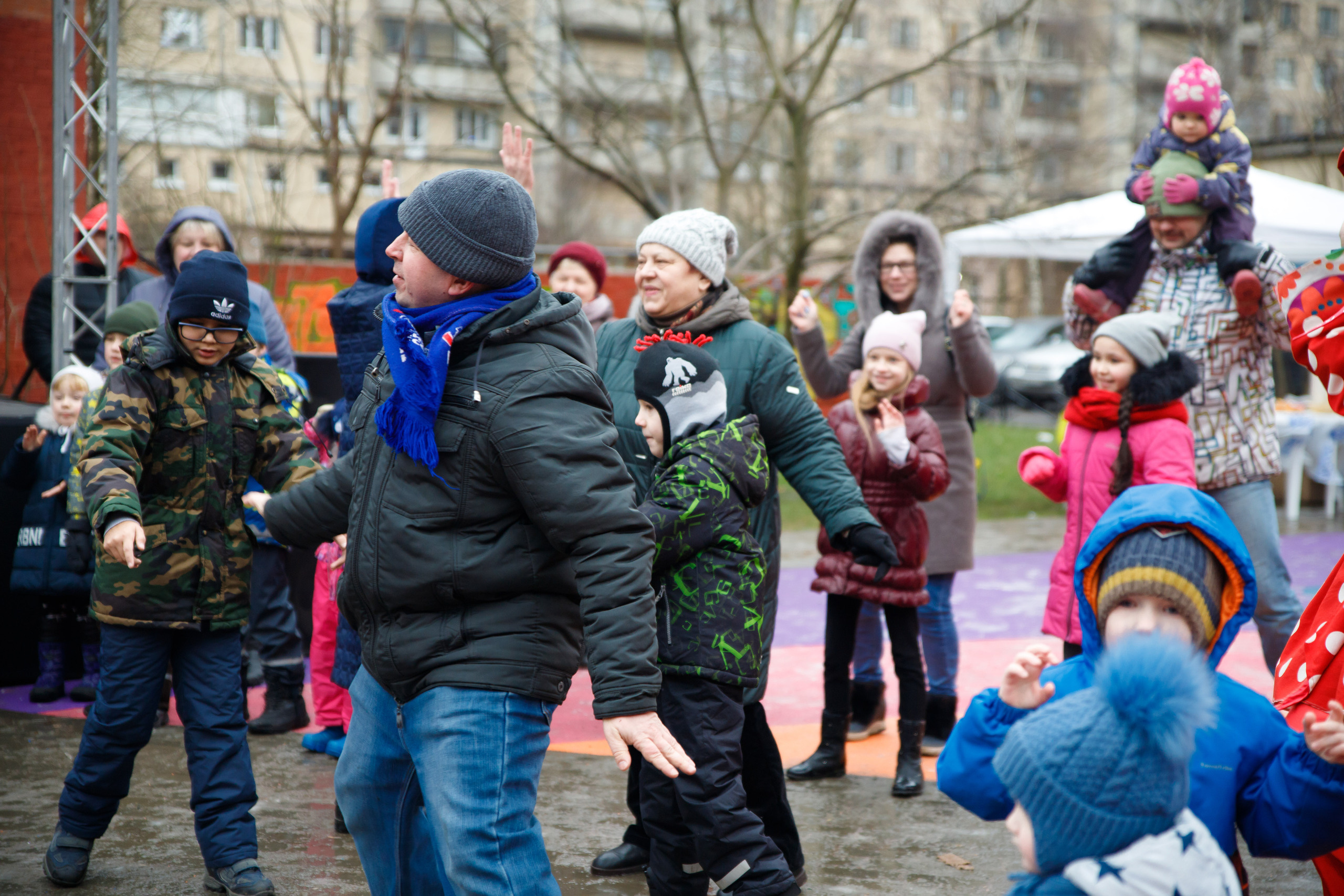 Встреча Рождества в Невском р-не г. СПб. Портретный и репортажный фотограф Марина Кузьмина