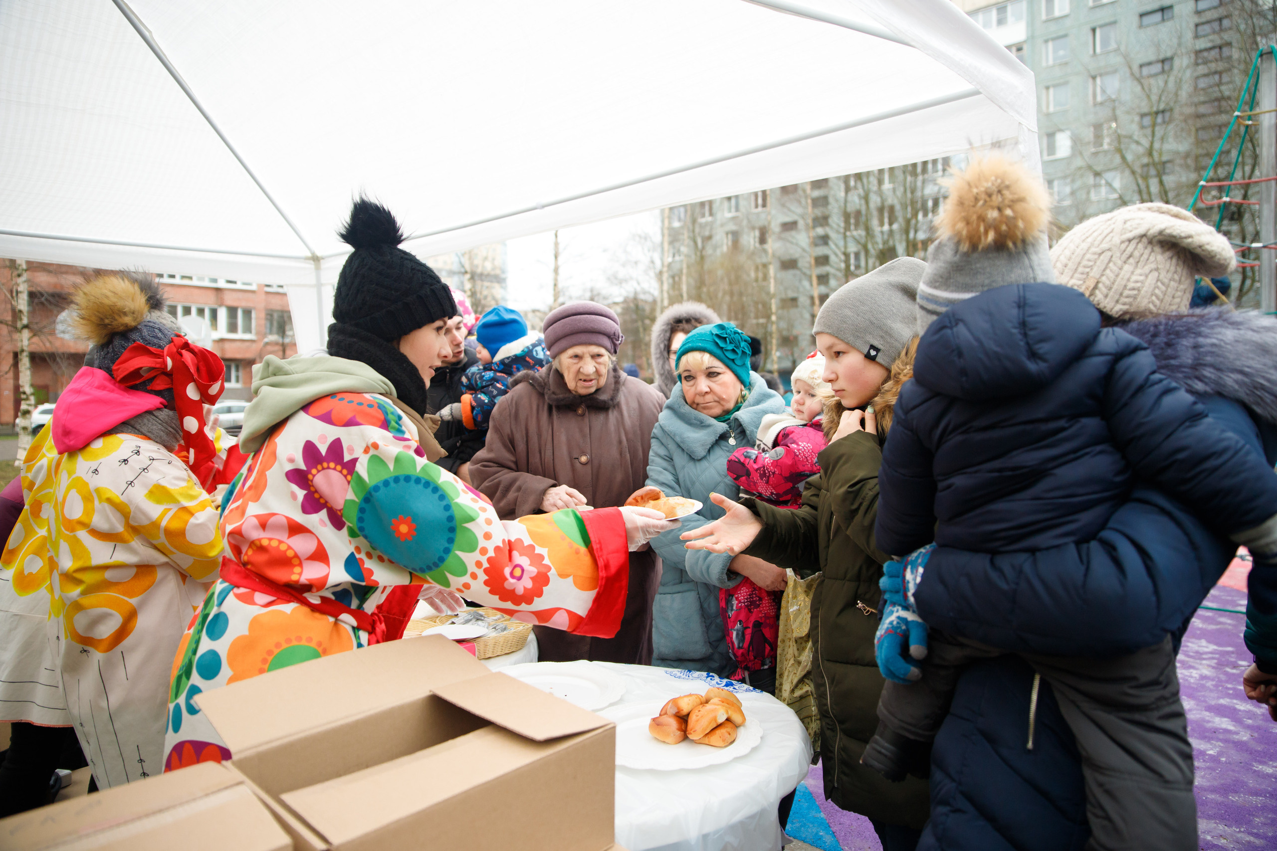 Встреча Рождества в Невском р-не г. СПб. Портретный и репортажный фотограф Марина Кузьмина