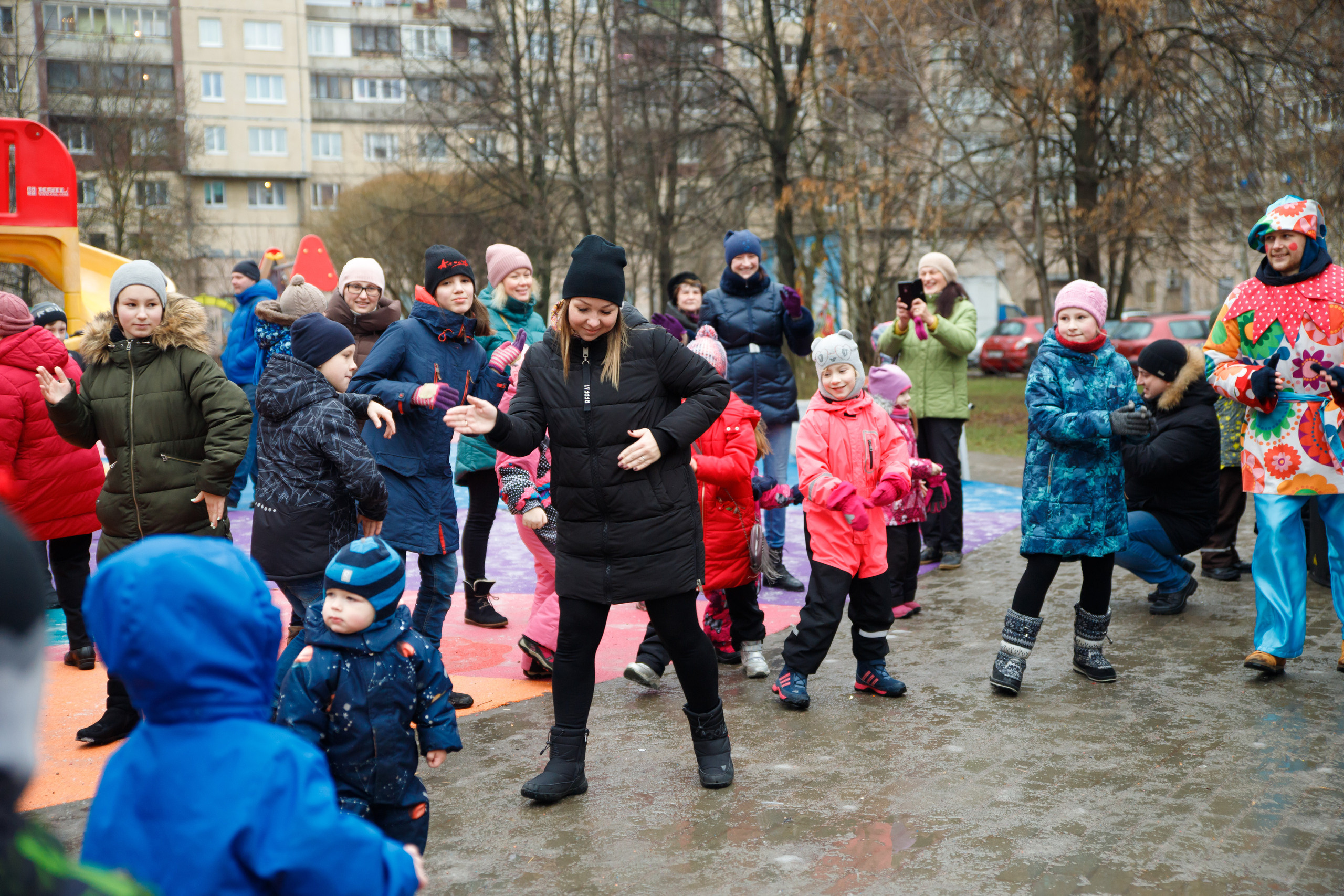 Встреча Рождества в Невском р-не г. СПб. Портретный и репортажный фотограф Марина Кузьмина
