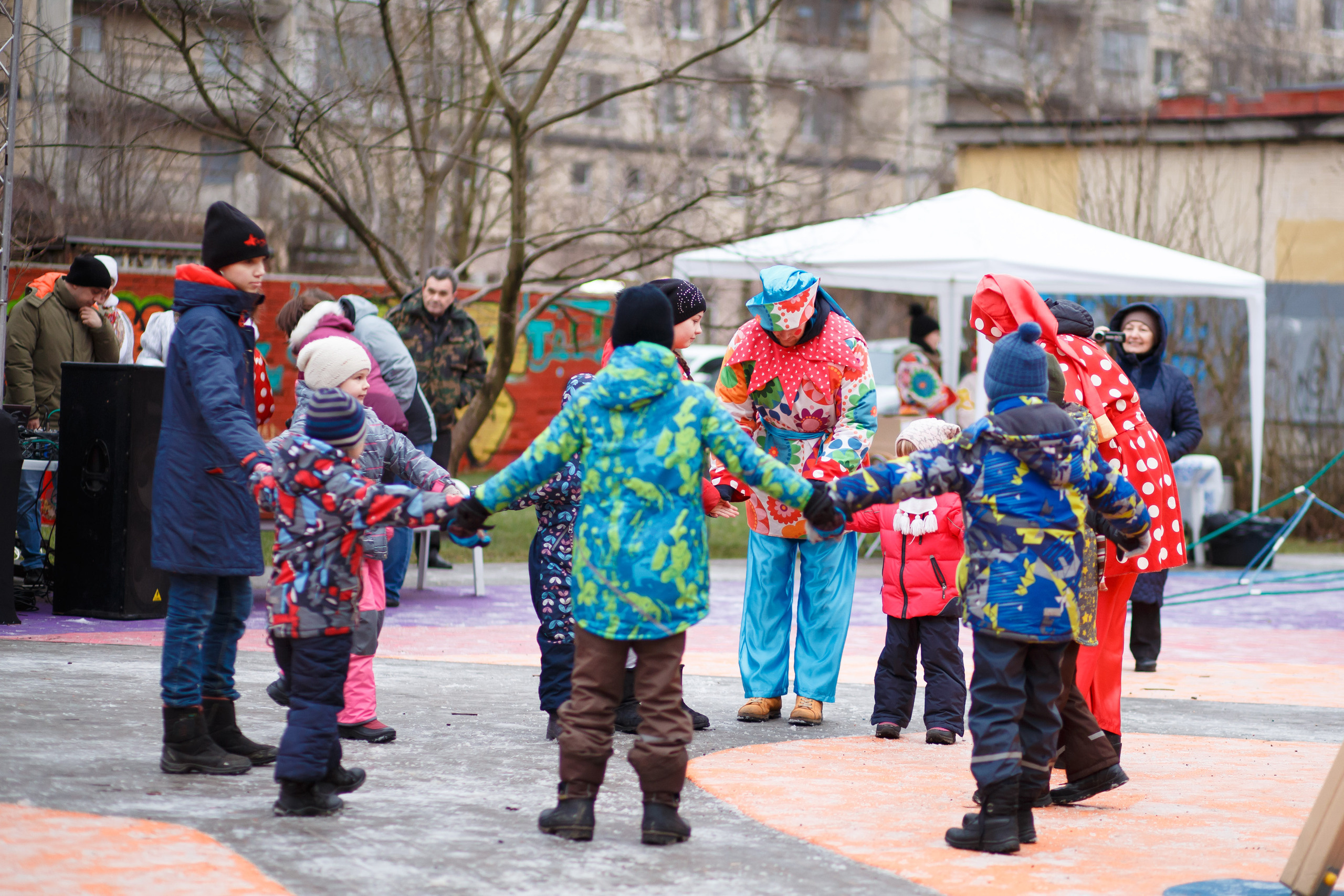 Встреча Рождества в Невском р-не г. СПб. Портретный и репортажный фотограф Марина Кузьмина