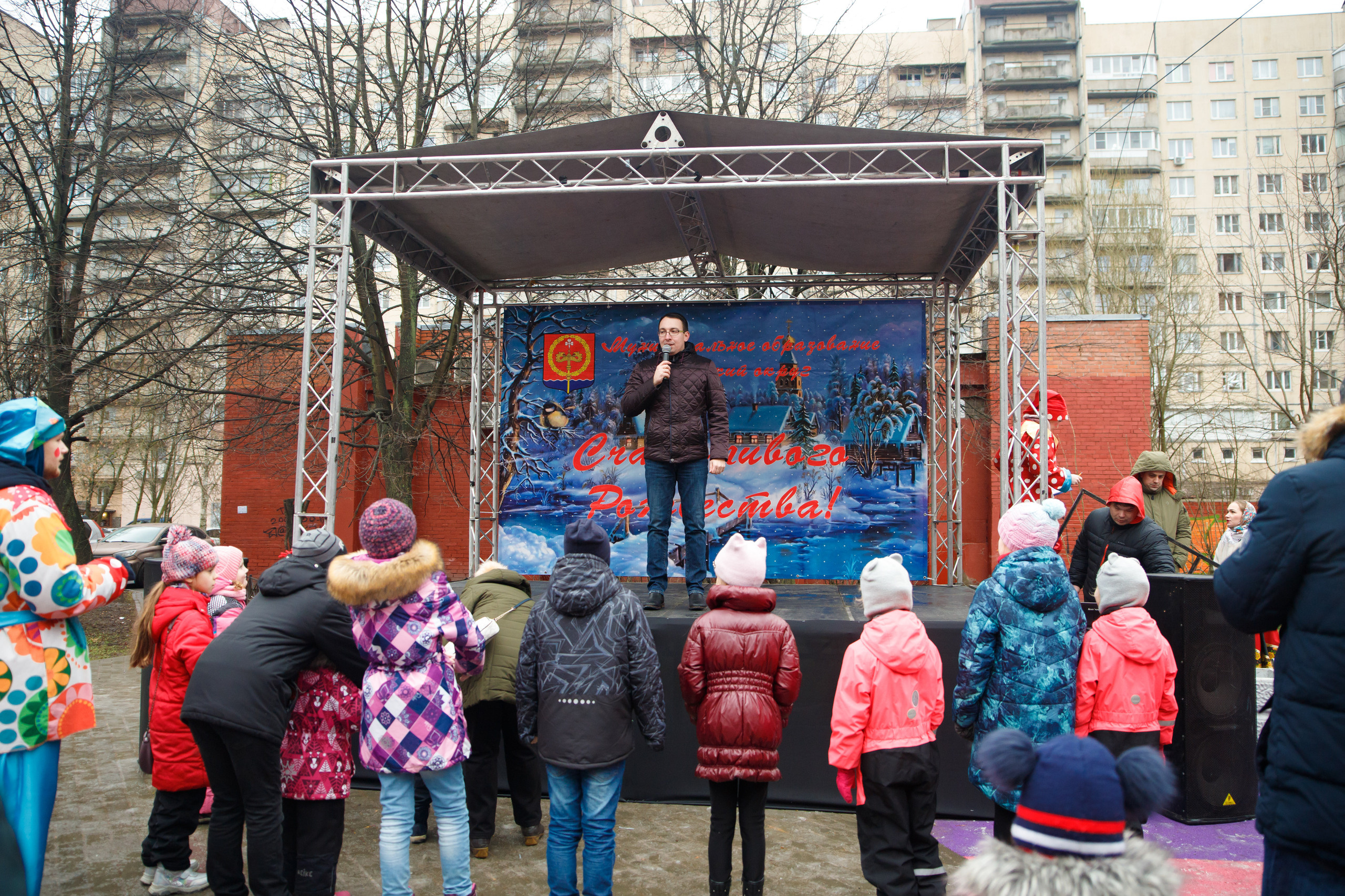 Встреча Рождества в Невском р-не г. СПб. Портретный и репортажный фотограф Марина Кузьмина