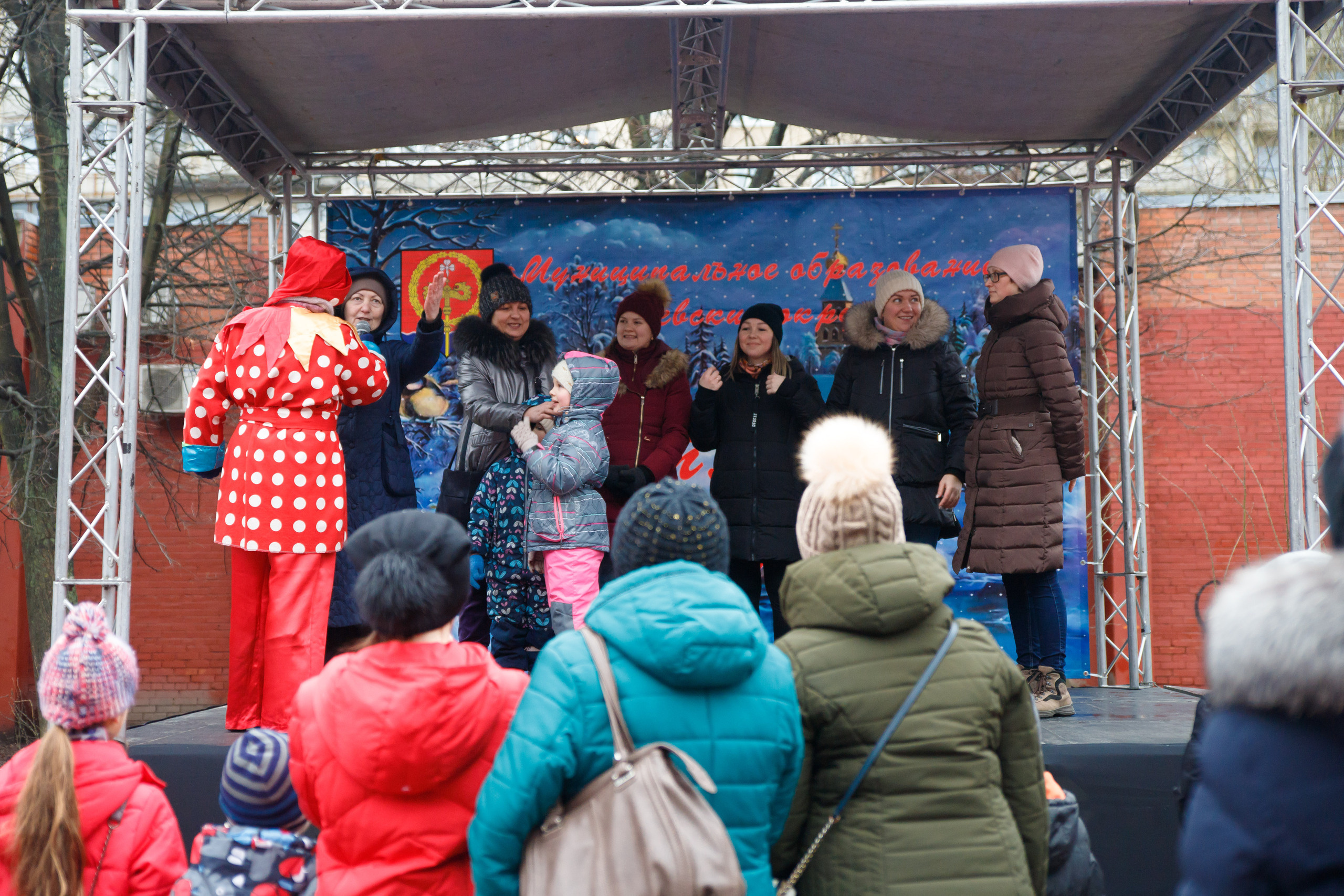 Встреча Рождества в Невском р-не г. СПб. Портретный и репортажный фотограф Марина Кузьмина