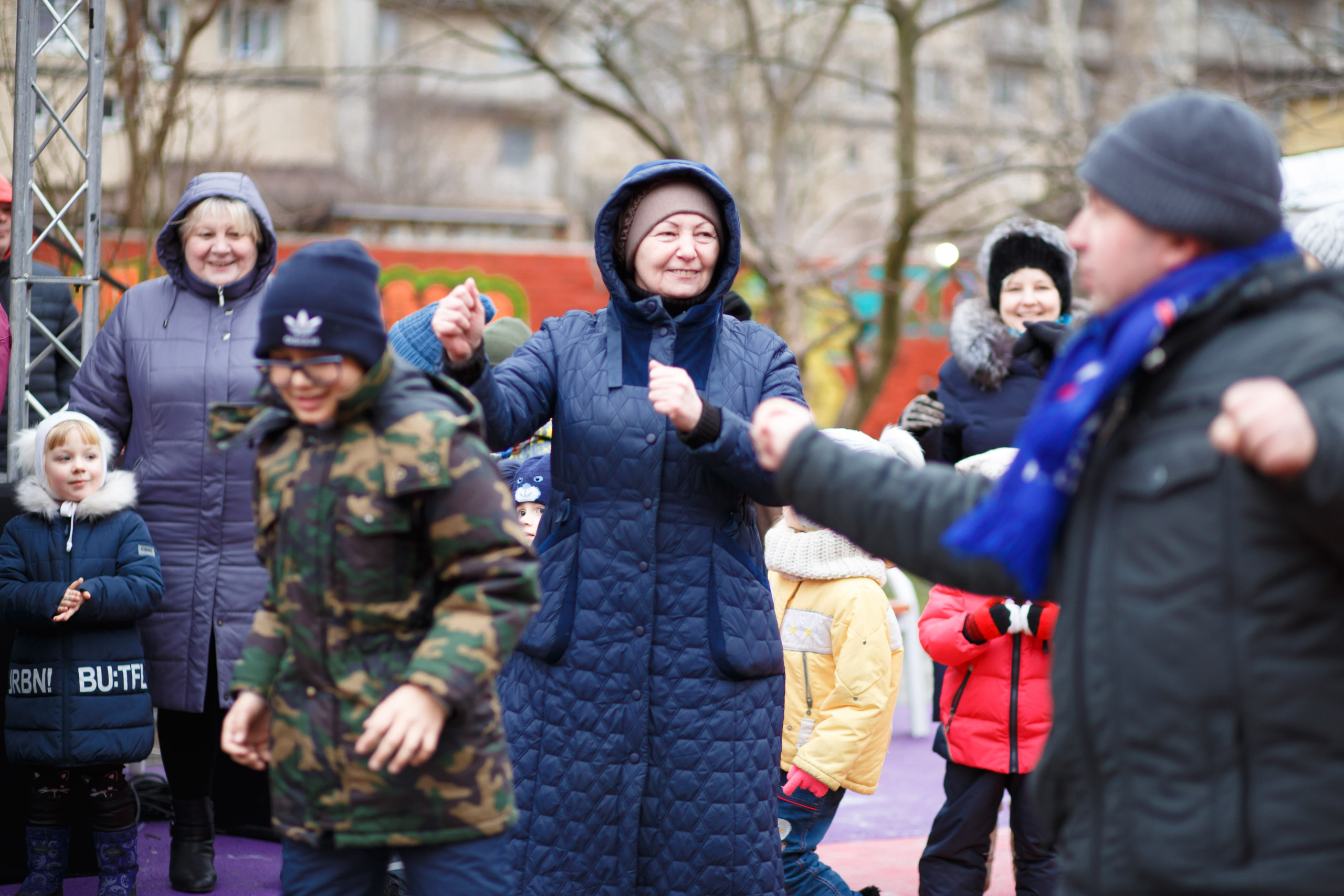 Встреча Рождества в Невском р-не г. СПб. Портретный и репортажный фотограф Марина Кузьмина
