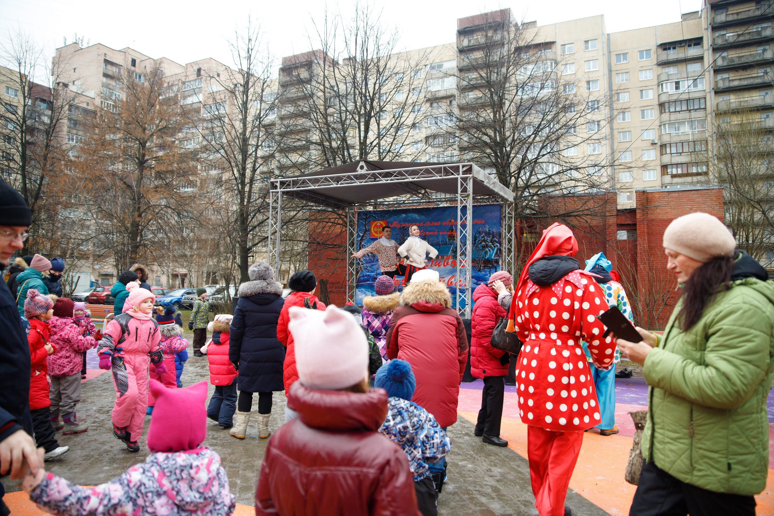 Встреча Рождества в Невском р-не г. СПб. Портретный и репортажный фотограф Марина Кузьмина