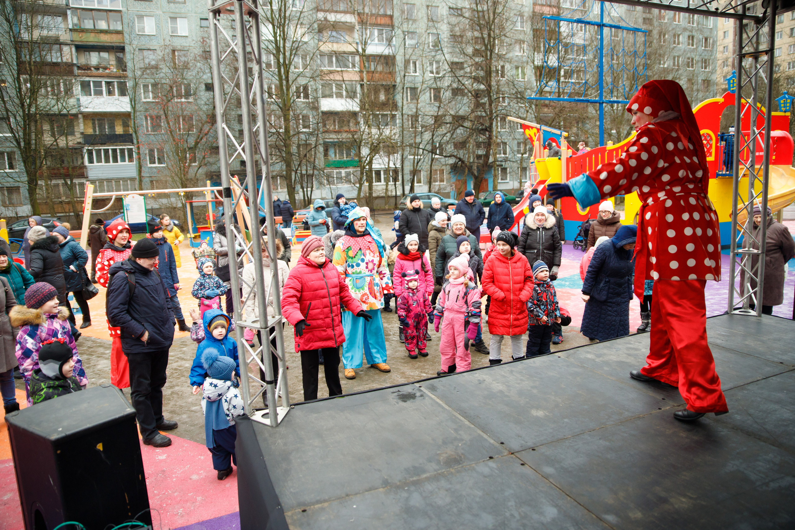 Встреча Рождества в Невском р-не г. СПб. Портретный и репортажный фотограф Марина Кузьмина
