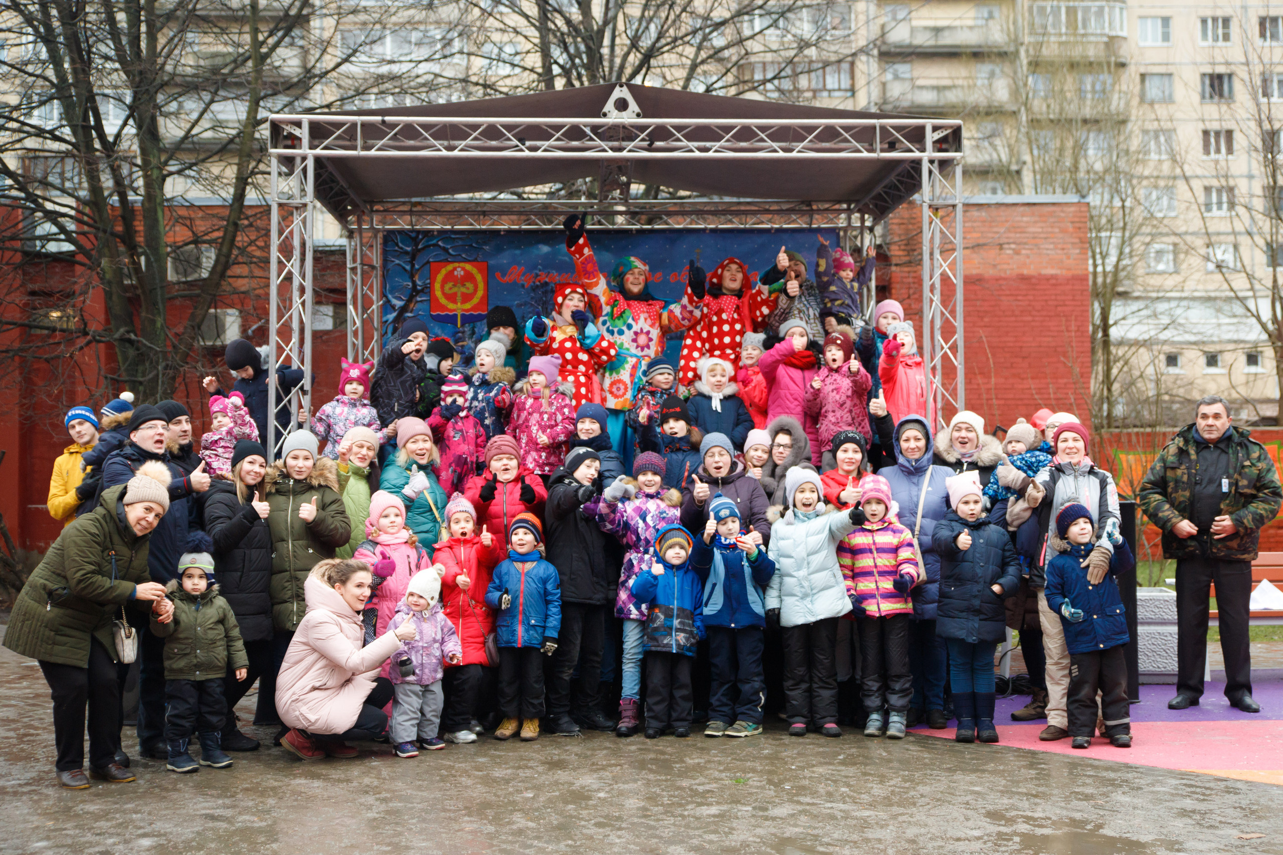 Встреча Рождества в Невском р-не г. СПб. Портретный и репортажный фотограф Марина Кузьмина