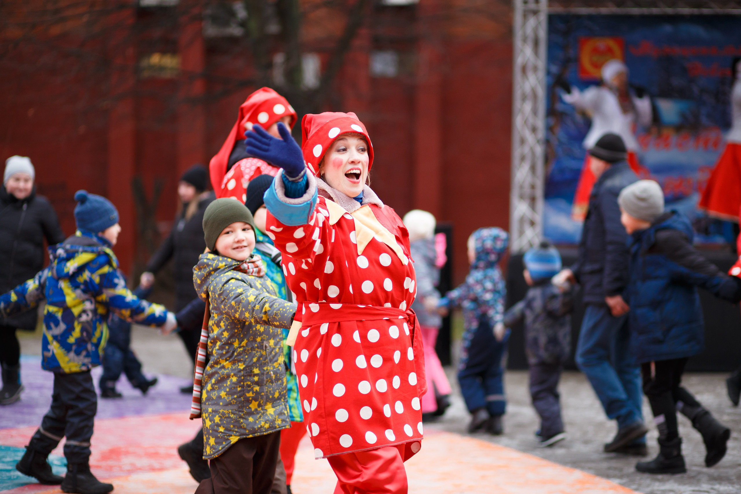 Встреча Рождества в Невском р-не г. СПб. Портретный и репортажный фотограф Марина Кузьмина