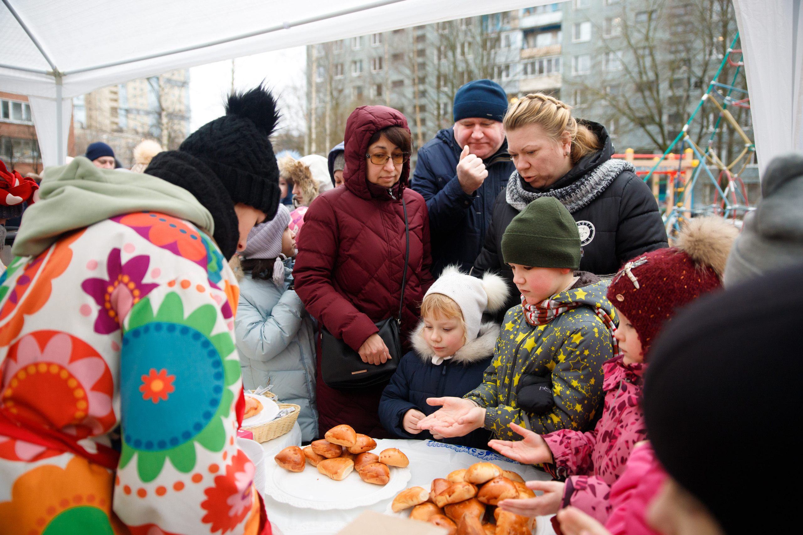 Встреча Рождества в Невском р-не г. СПб. Портретный и репортажный фотограф Марина Кузьмина