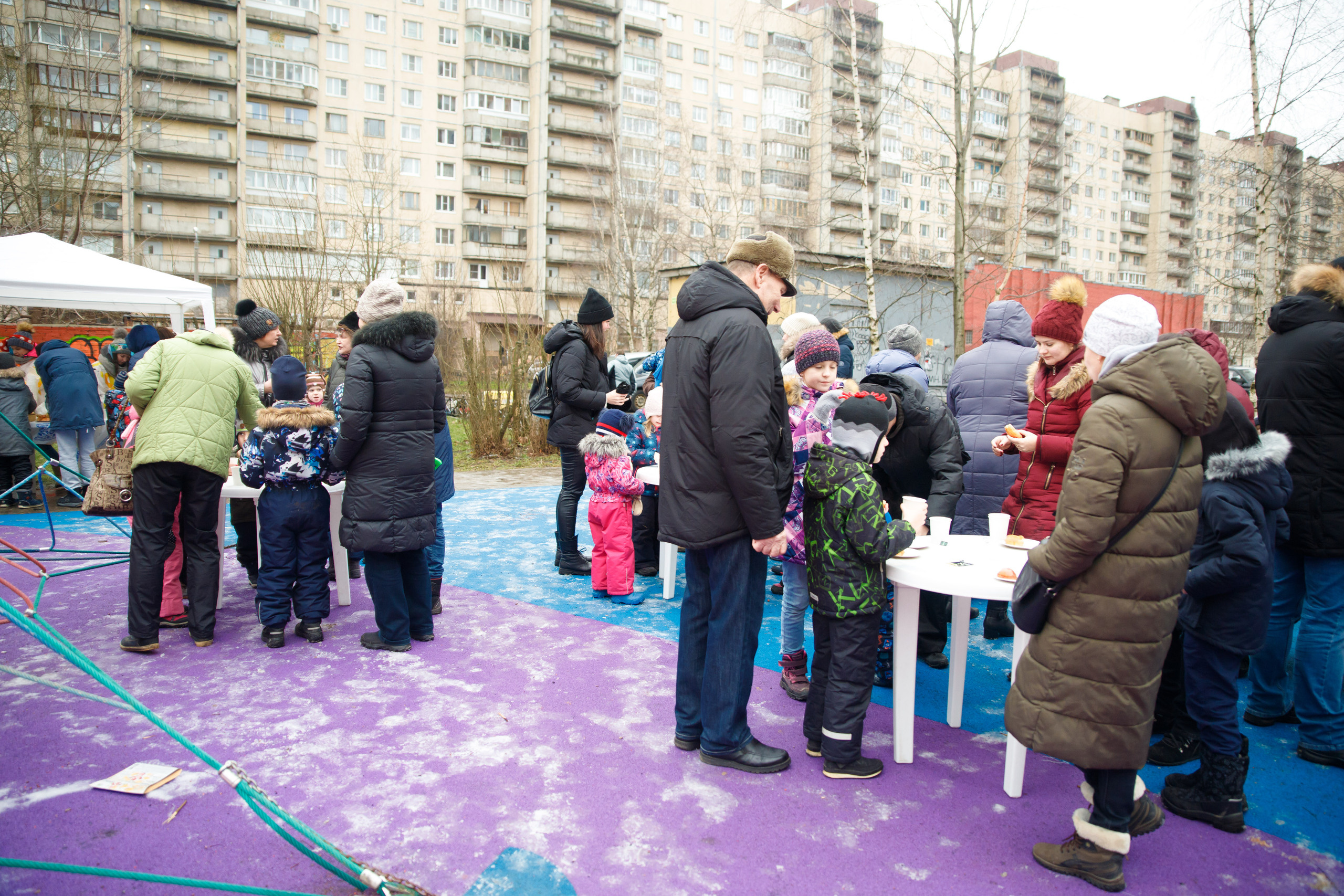 Встреча Рождества в Невском р-не г. СПб. Портретный и репортажный фотограф Марина Кузьмина
