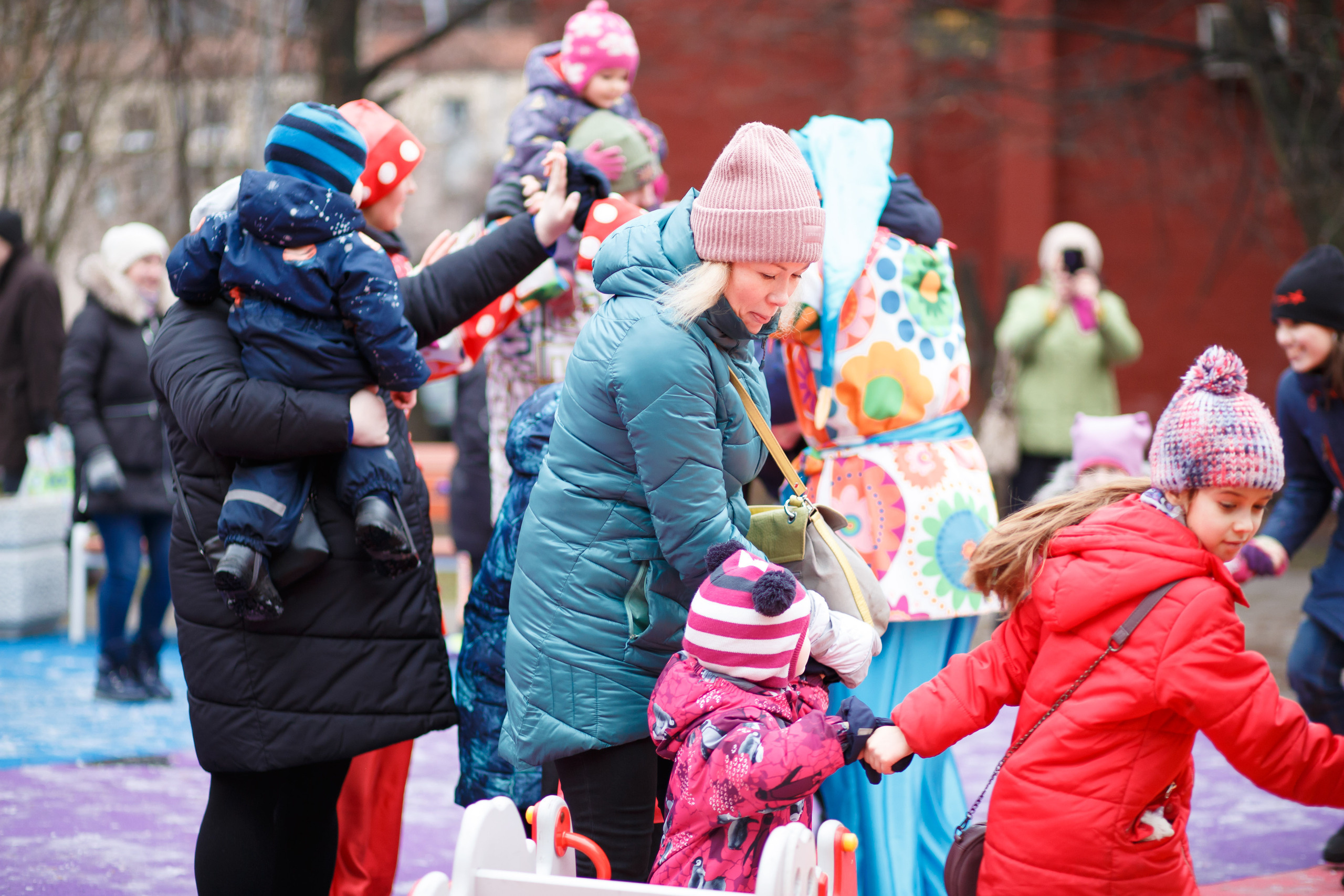 Встреча Рождества в Невском р-не г. СПб. Портретный и репортажный фотограф Марина Кузьмина