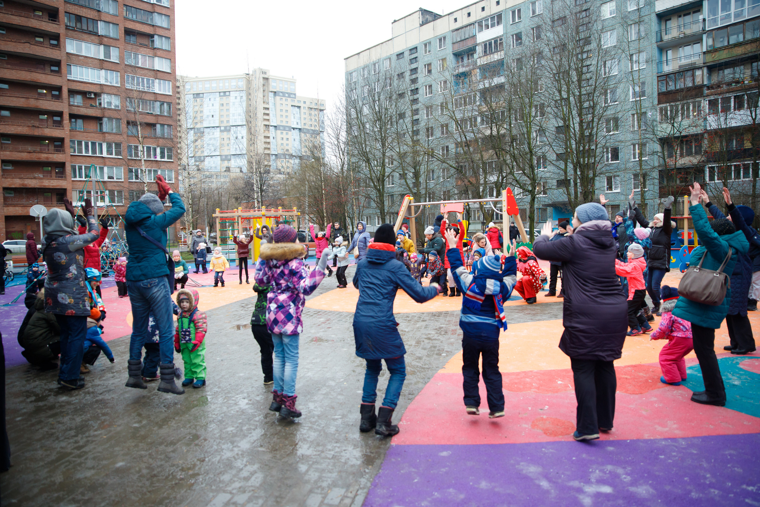 Встреча Рождества в Невском р-не г. СПб. Портретный и репортажный фотограф Марина Кузьмина
