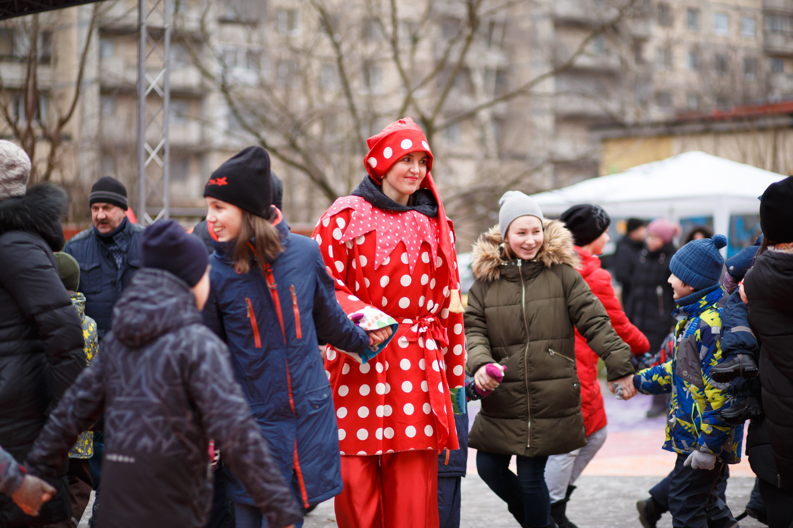 Встреча Рождества в Невском р-не г. СПб. Портретный и репортажный фотограф Марина Кузьмина