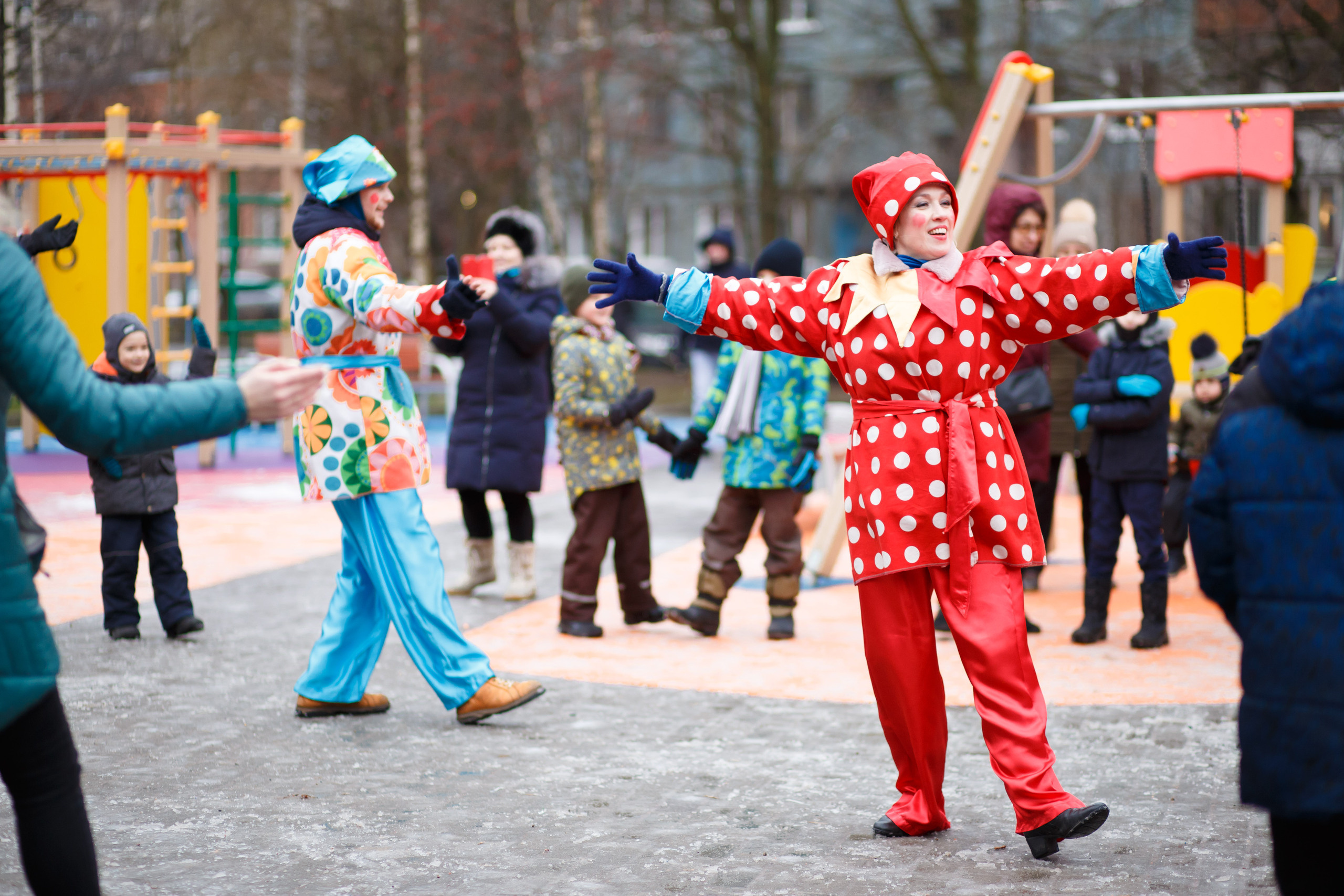 Встреча Рождества в Невском р-не г. СПб. Портретный и репортажный фотограф Марина Кузьмина