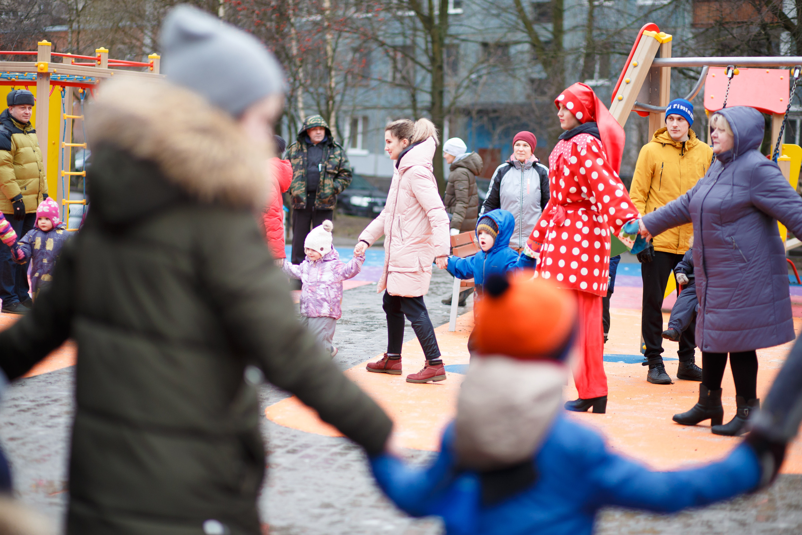 Встреча Рождества в Невском р-не г. СПб. Портретный и репортажный фотограф Марина Кузьмина
