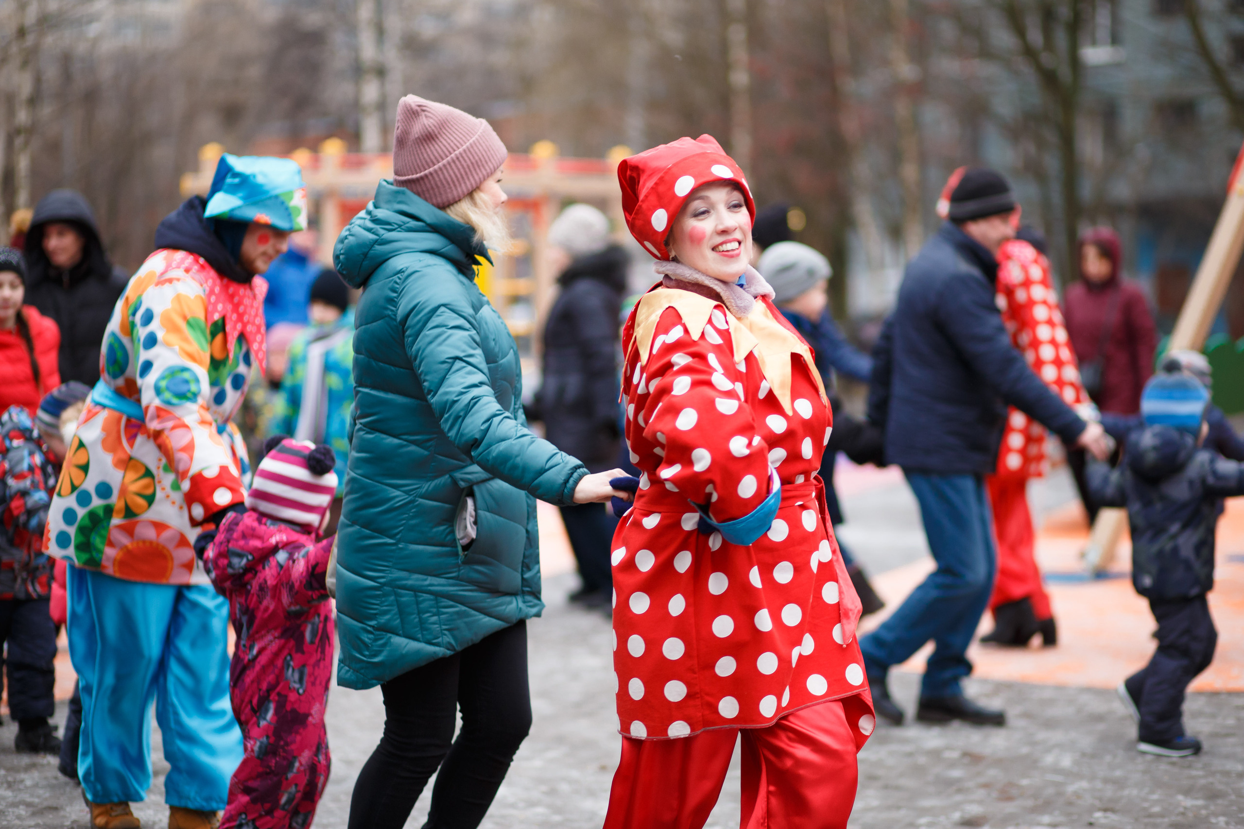 Встреча Рождества в Невском р-не г. СПб. Портретный и репортажный фотограф Марина Кузьмина