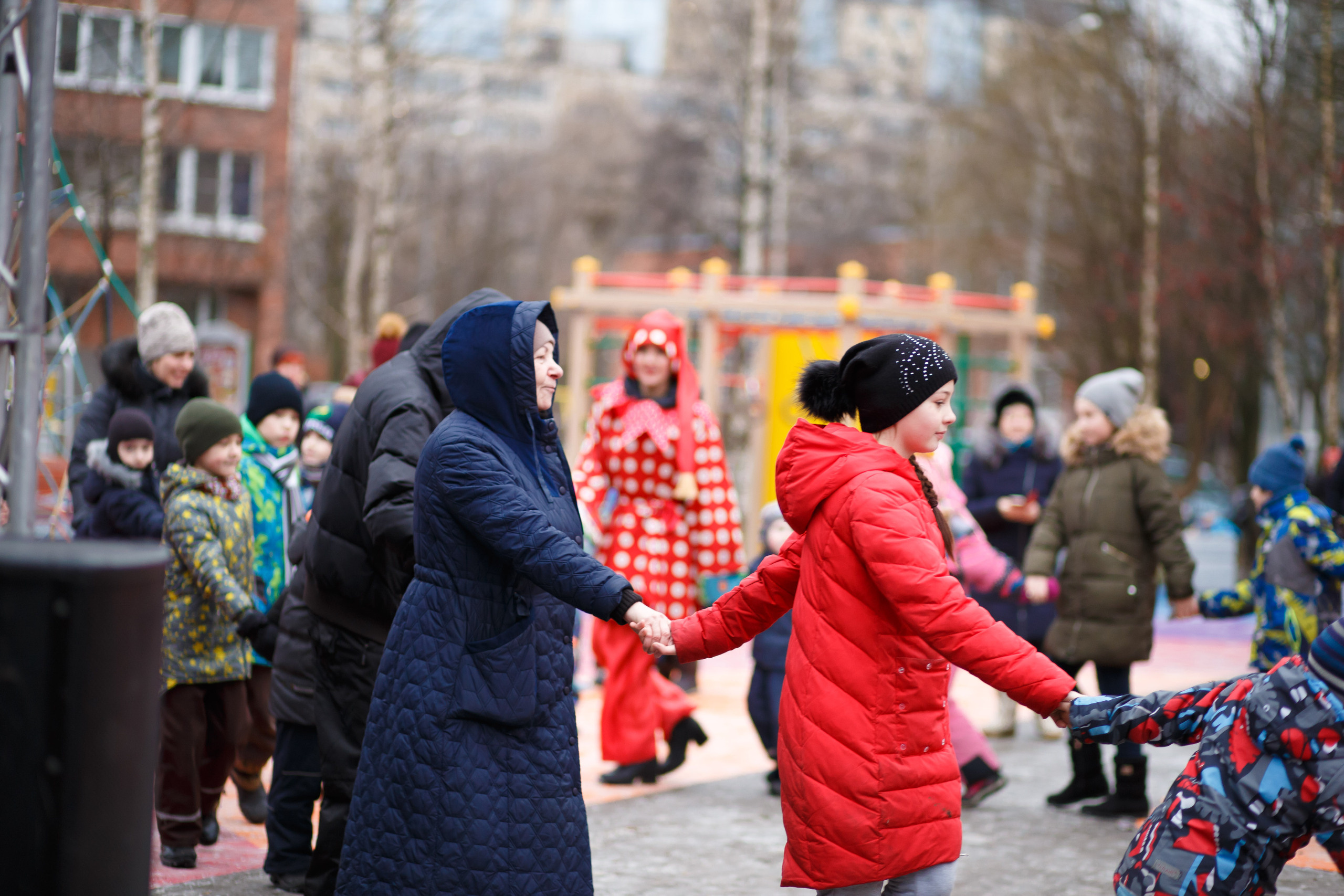 Встреча Рождества в Невском р-не г. СПб. Портретный и репортажный фотограф Марина Кузьмина