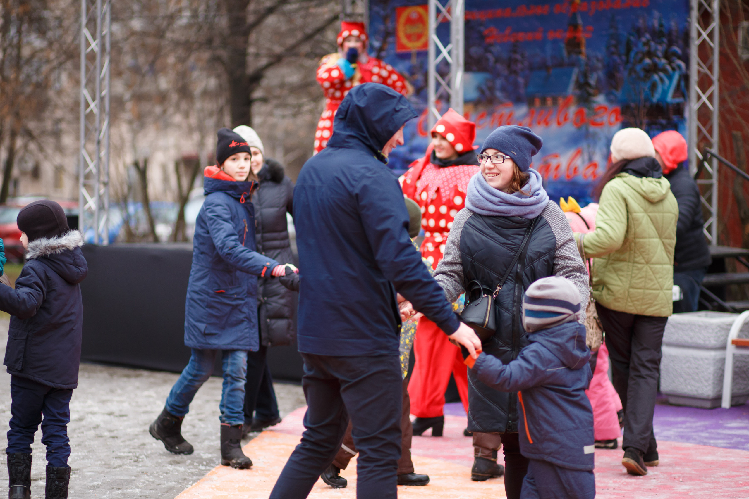 Встреча Рождества в Невском р-не г. СПб. Портретный и репортажный фотограф Марина Кузьмина