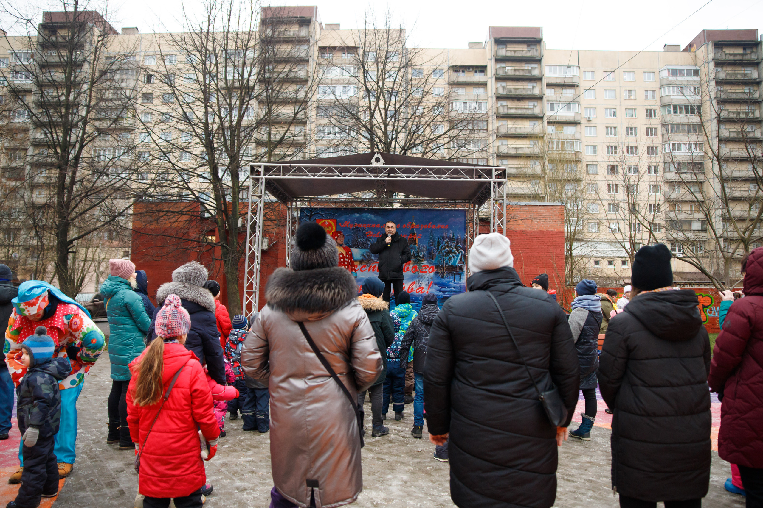Встреча Рождества в Невском р-не г. СПб. Портретный и репортажный фотограф Марина Кузьмина