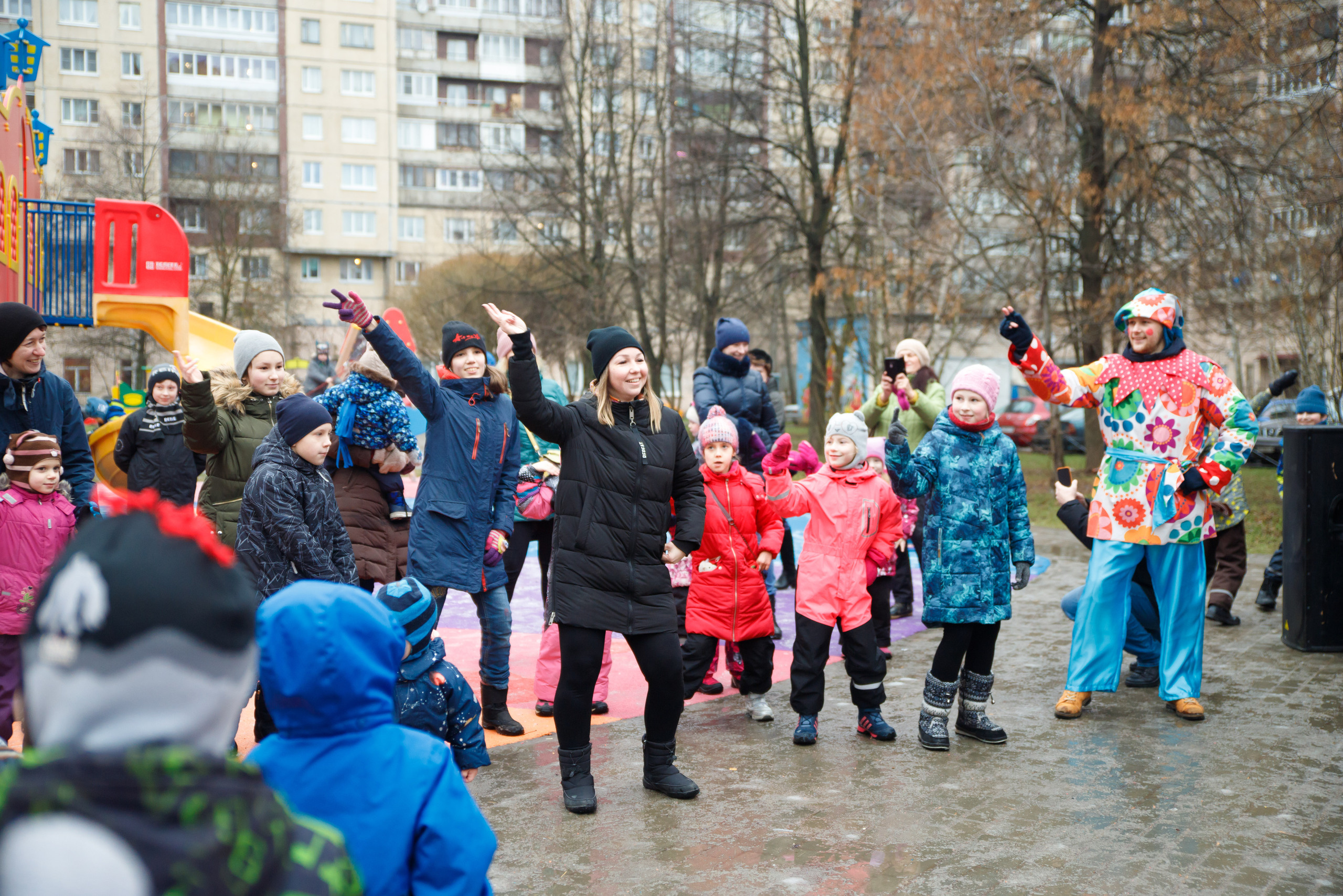 Встреча Рождества в Невском р-не г. СПб. Портретный и репортажный фотограф Марина Кузьмина