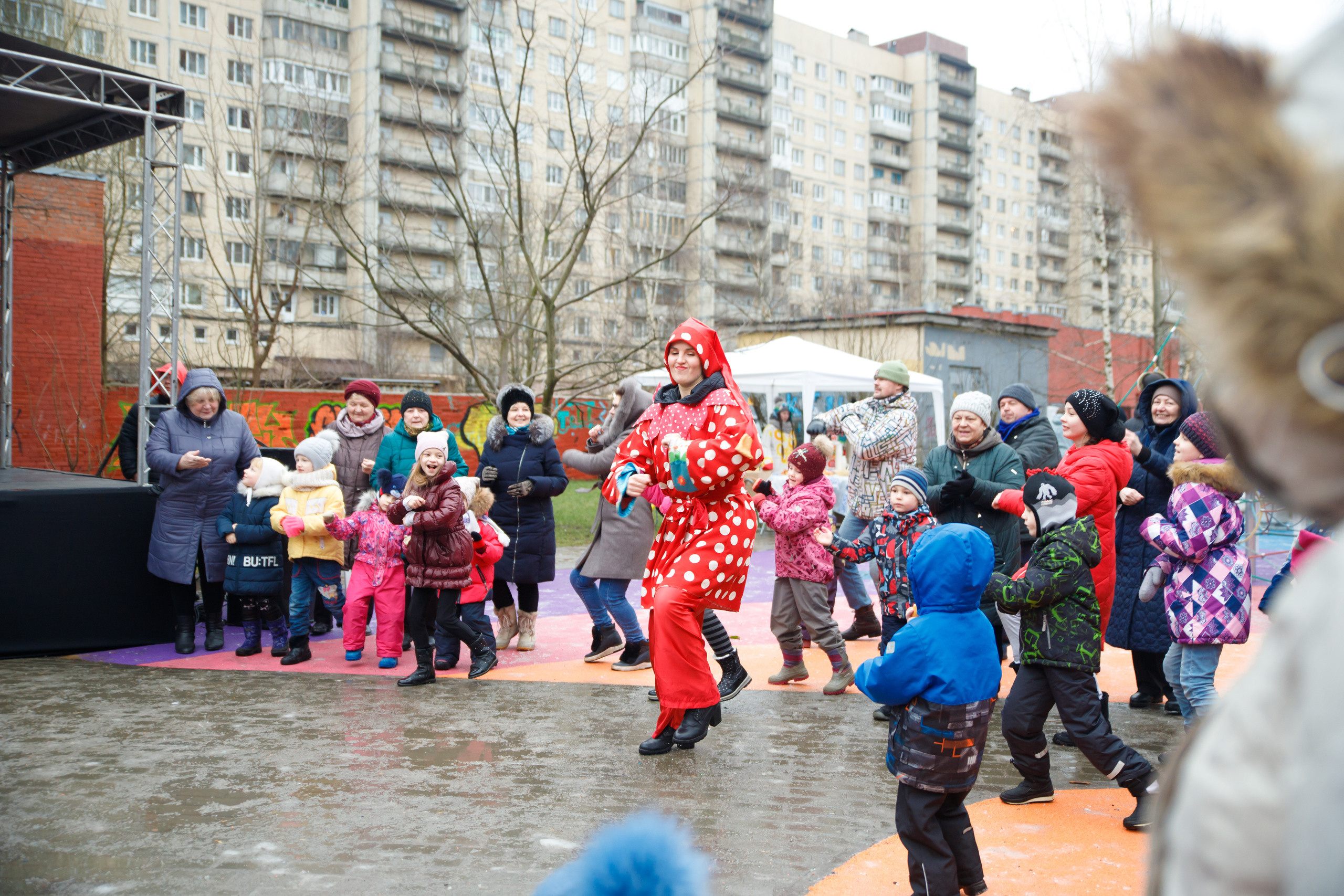 Встреча Рождества в Невском р-не г. СПб. Портретный и репортажный фотограф Марина Кузьмина