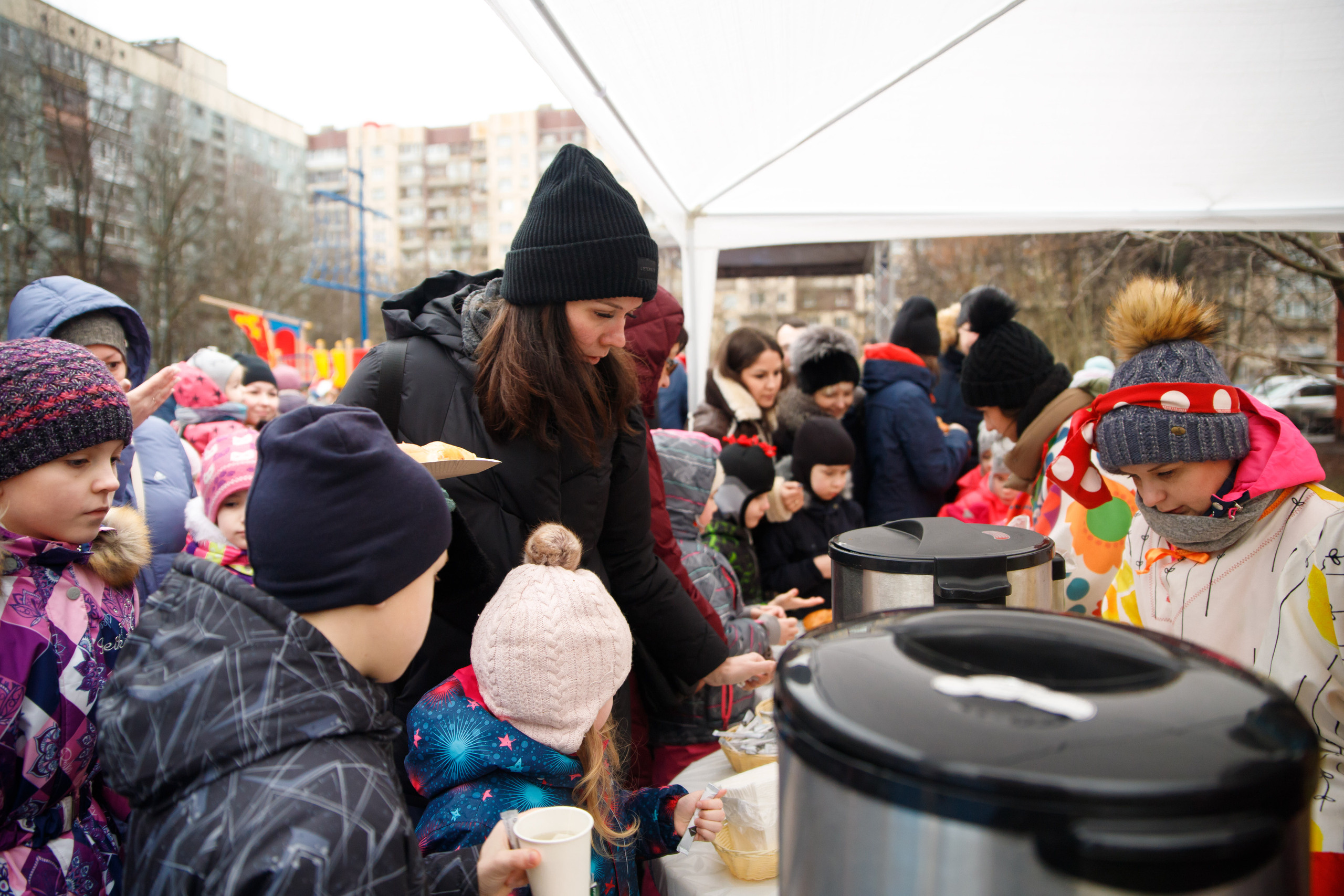 Встреча Рождества в Невском р-не г. СПб. Портретный и репортажный фотограф Марина Кузьмина