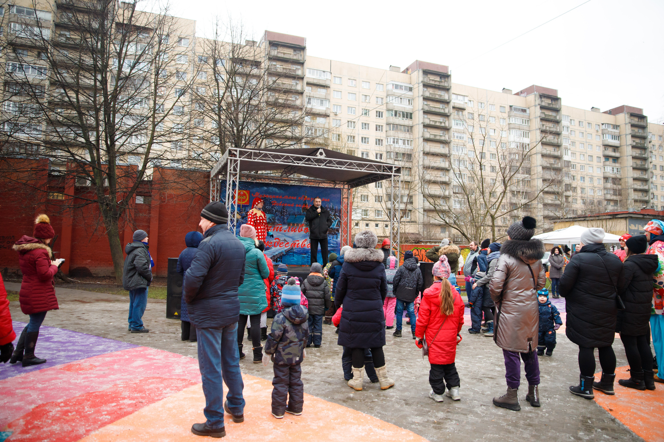 Встреча Рождества в Невском р-не г. СПб. Портретный и репортажный фотограф Марина Кузьмина