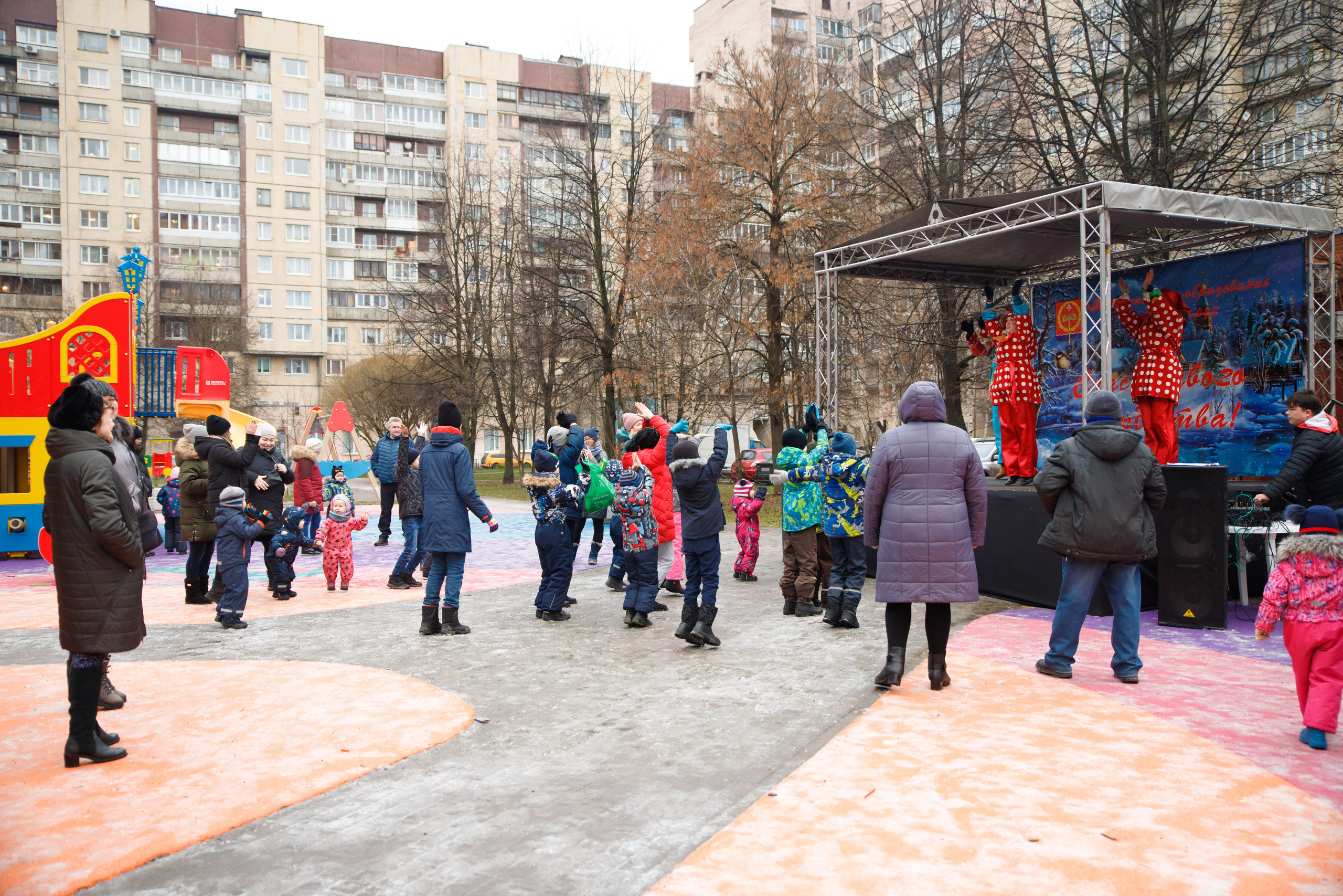 Встреча Рождества в Невском р-не г. СПб. Портретный и репортажный фотограф Марина Кузьмина